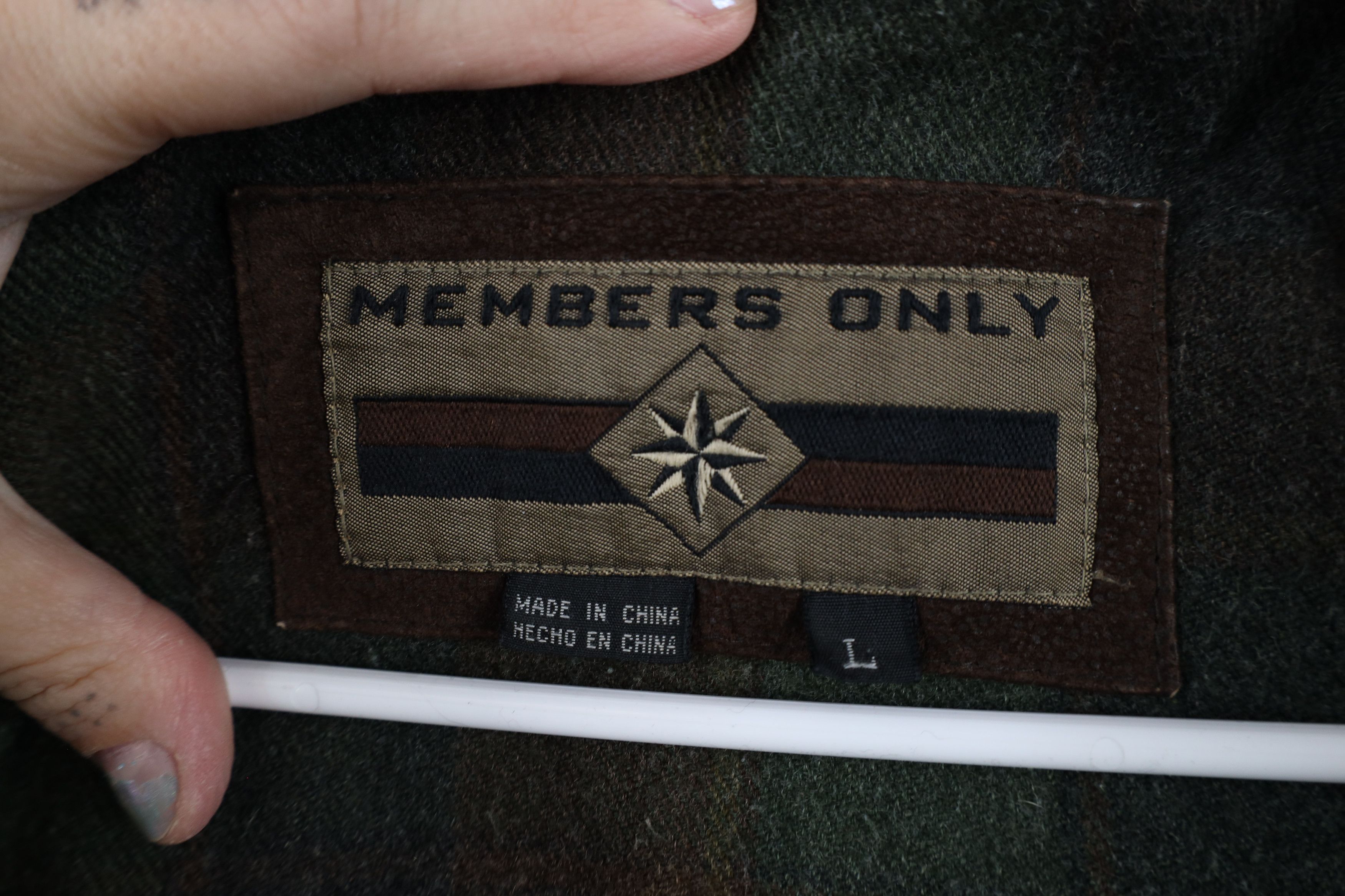 Members Only × Vintage Vintage 90s Members Only Lined Suede Leather Bomber Jacket Size US L / EU 52-54 / 3 - 10 Thumbnail
