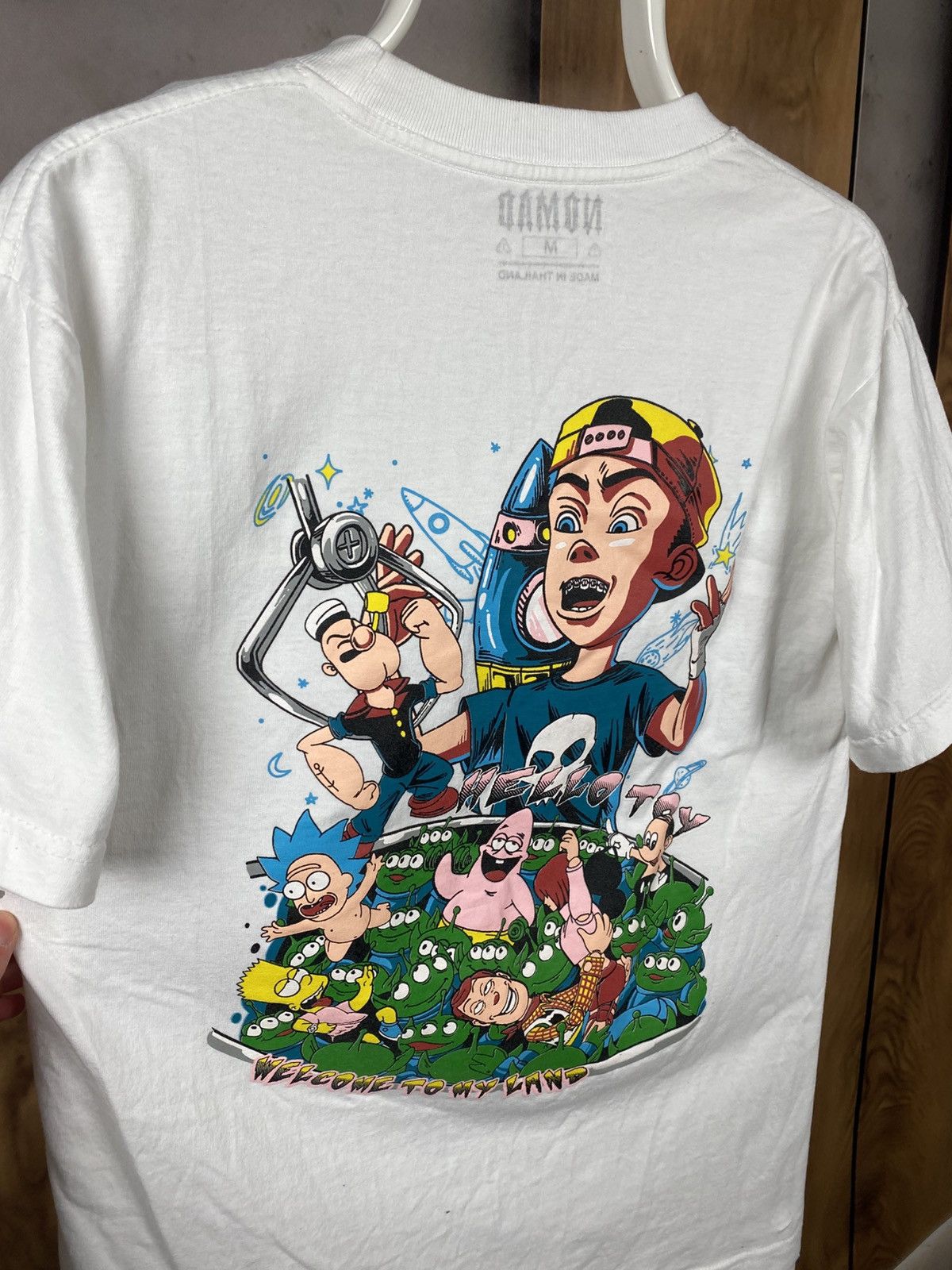 Nomad 🧸T-Shirt Nomad Hello Toy Welcome To My Land Movie Tee🧸 Size US M / EU 48-50 / 2 - 3 Thumbnail