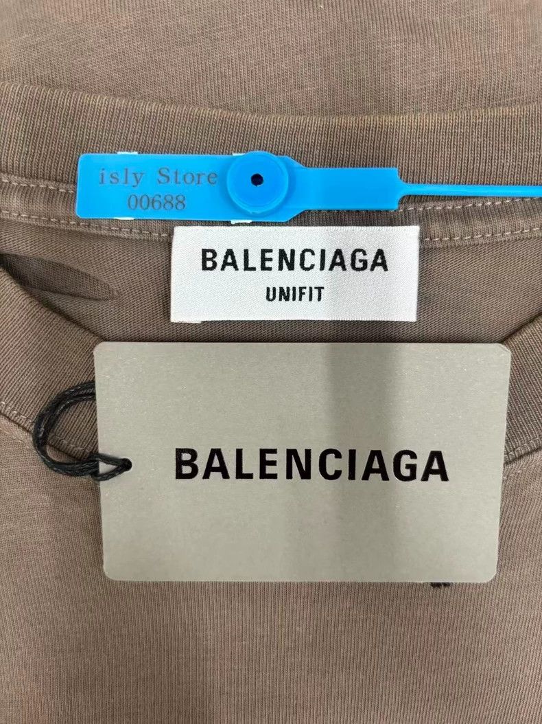 Balenciaga Balenciaga Crack Short Sleeve Tee Size US XS / EU 42 / 0 - 3 Thumbnail