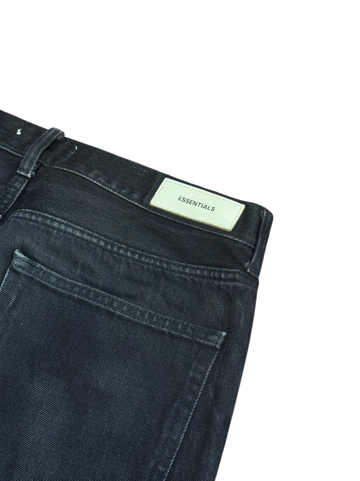 Fear of God Fear Of God Essentials 5 Pocket Black Washed Denim Jean 34 Size US 34 / EU 50 - 7 Thumbnail