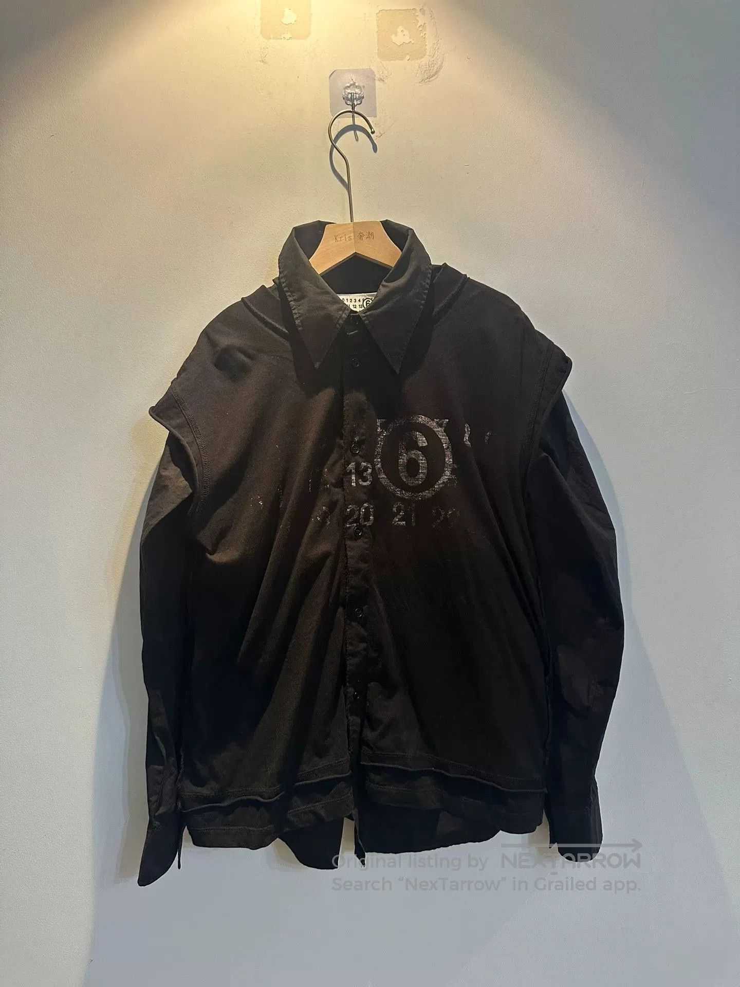 MM6 MM6 Maison Margiela Printed Button-Up Shirt. Size XS / US 0-2 / IT 36-38 - 1 Thumbnail