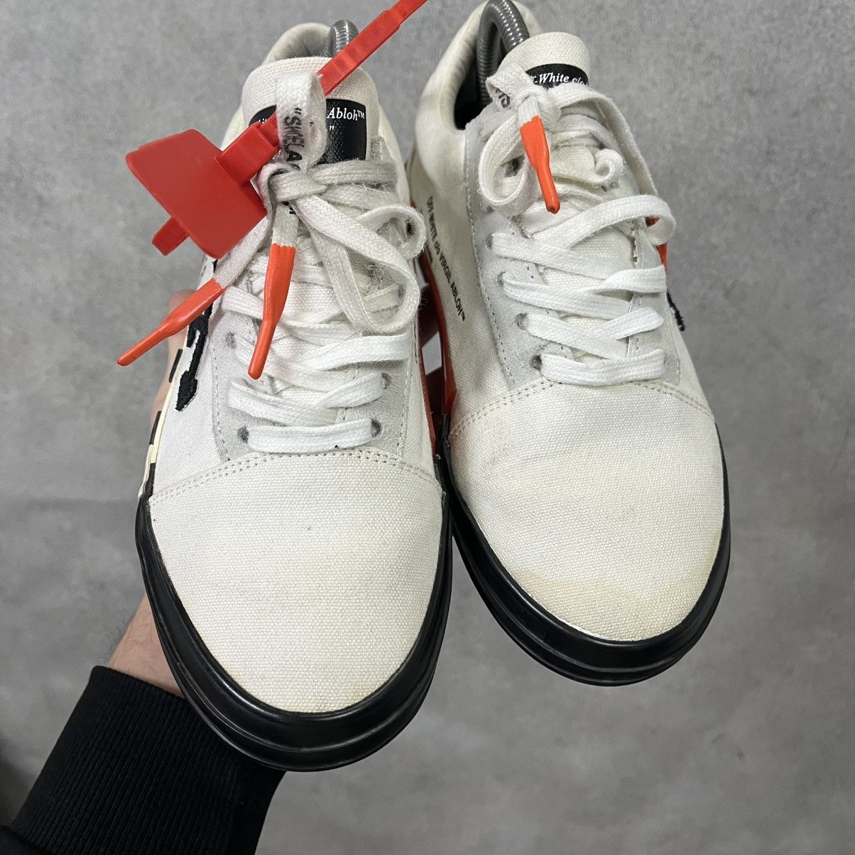 Off-White Off White Vulcanized Sneaker Size US 5.5 / EU 38 - 3 Thumbnail