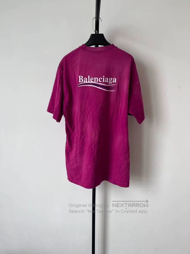 Balenciaga Balenciaga Casual logo printed short sleeve raglan T-shirt Size XS / US 0-2 / IT 36-38 - 2 Thumbnail