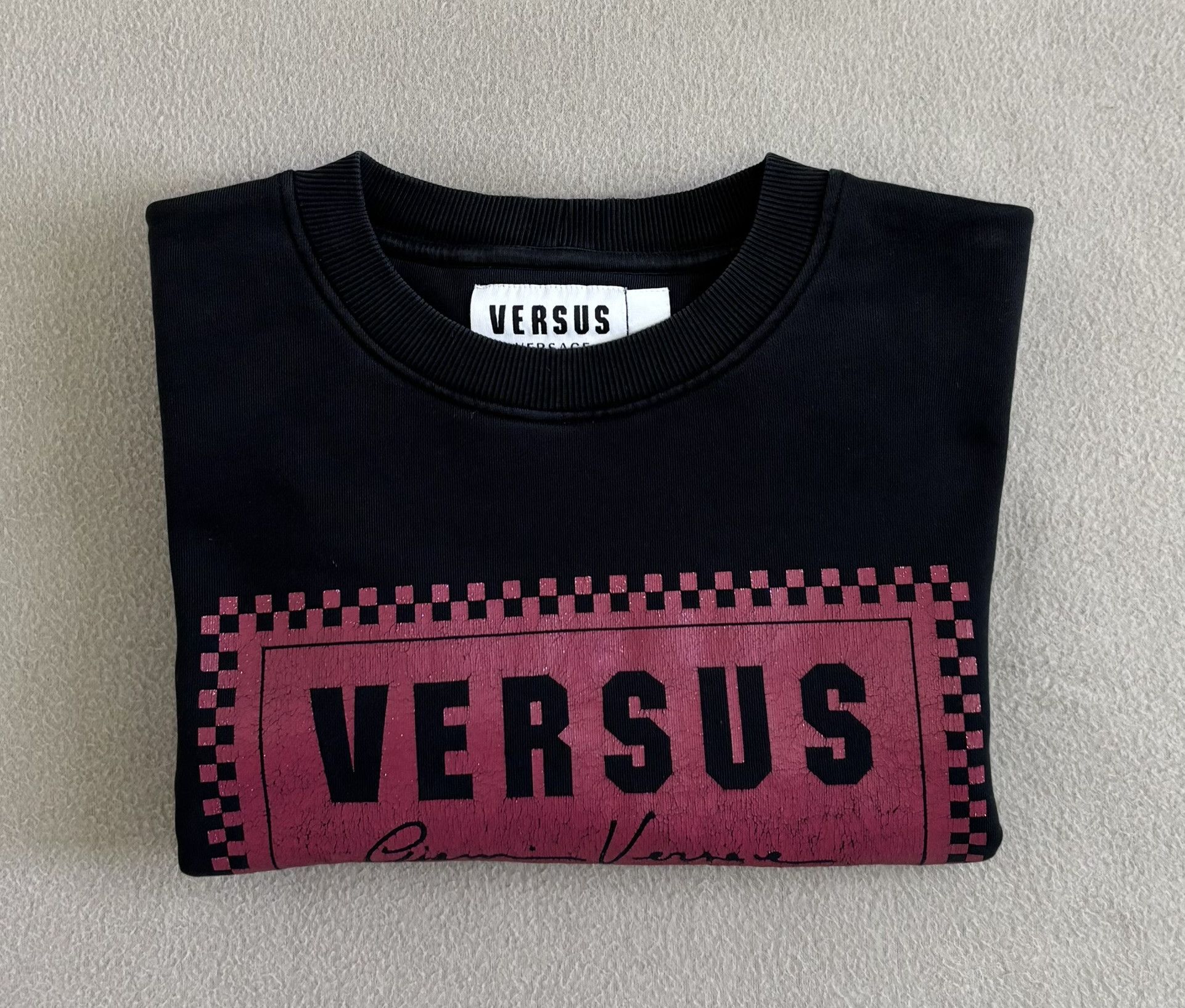 Versus Versace Versus Versace Box Logo Black sweatshirt size XL Size XL / US 12-14 / IT 48-50 - 17 Thumbnail