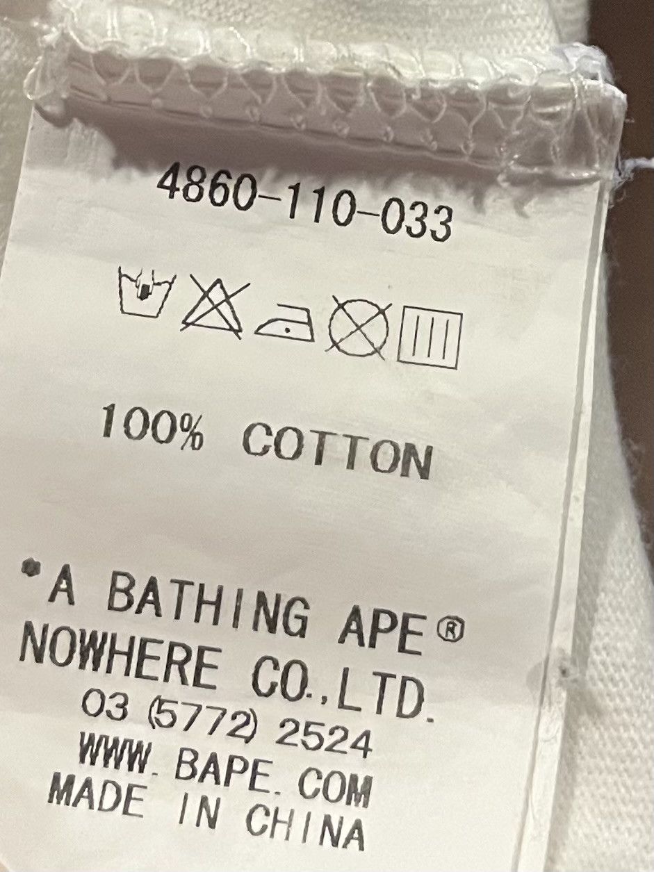 Bape Bape tee shirt Size US S / EU 44-46 / 1 - 6 Thumbnail