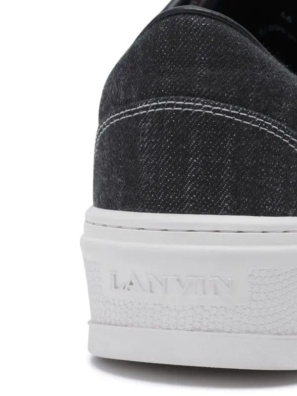 Lanvin oc11z0526 Denim Sneakers in Black Size US 8.5 / EU 41-42 - 5 Thumbnail