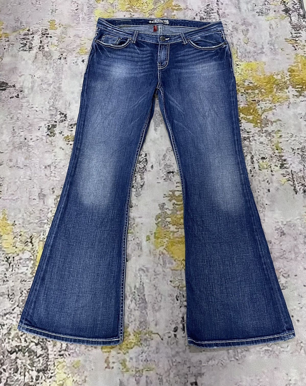 BKE Super Star Flare BKE Distressed Low Rise Denim Size US 36 / EU 52 - 1 Thumbnail