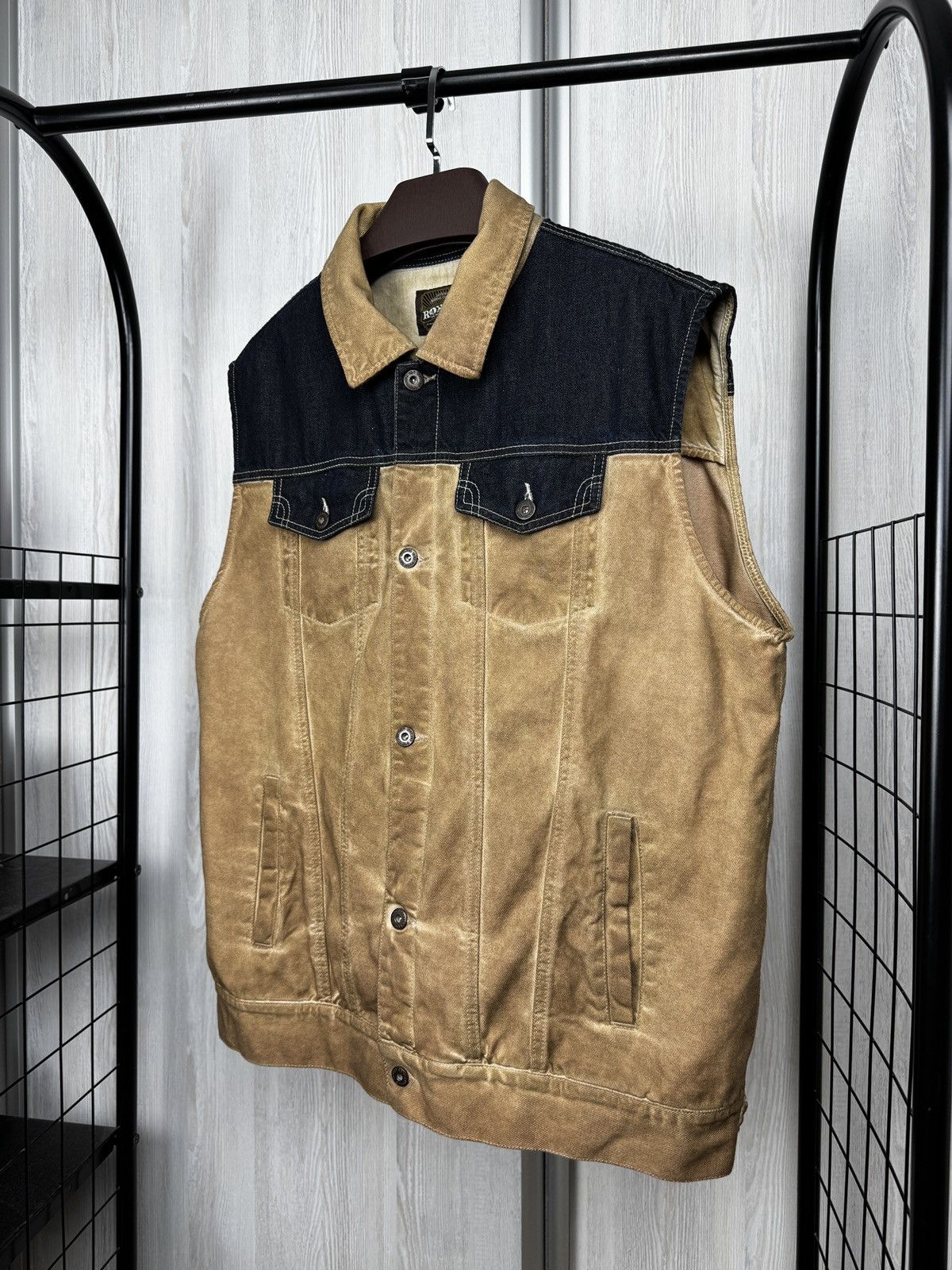 THE ROKKER COMPANY The Rokker Company mixed denim motorcycle vest size XXXL Size US XXL / EU 58 / 5 - 6 Thumbnail