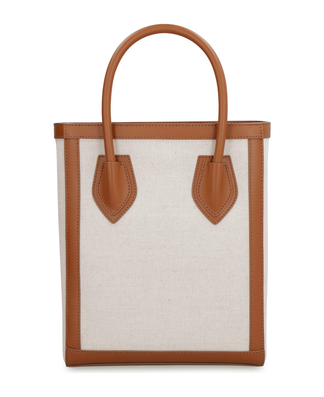 Balmain o1s1wg111225 Size:OS/B-Army 26 Canvas Tote Bag in White Size ONE SIZE - 2 Thumbnail