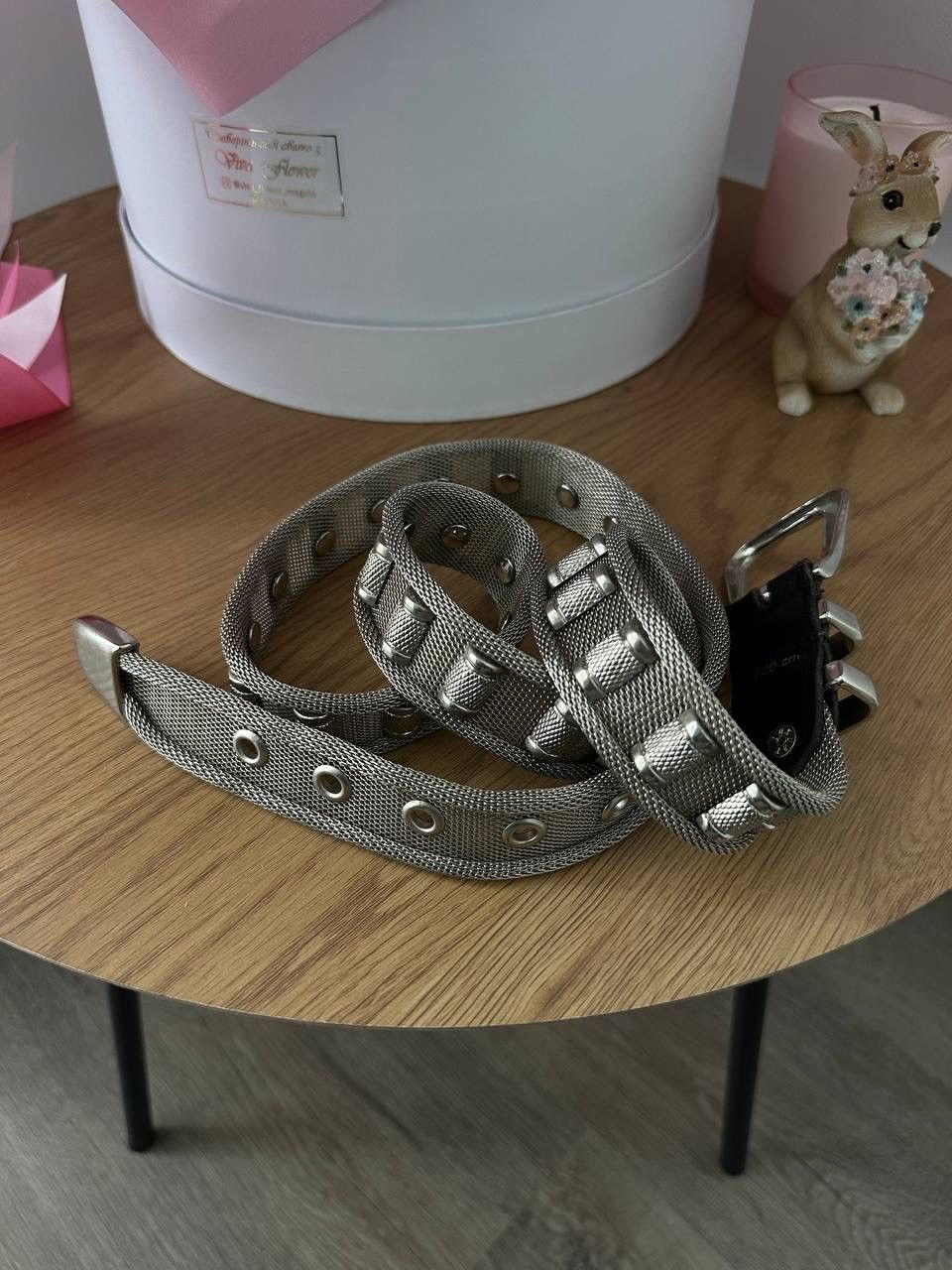 Vintage Vintage Metal Strap Mesh Avant Garde Belt Size ONE SIZE - 13 Thumbnail