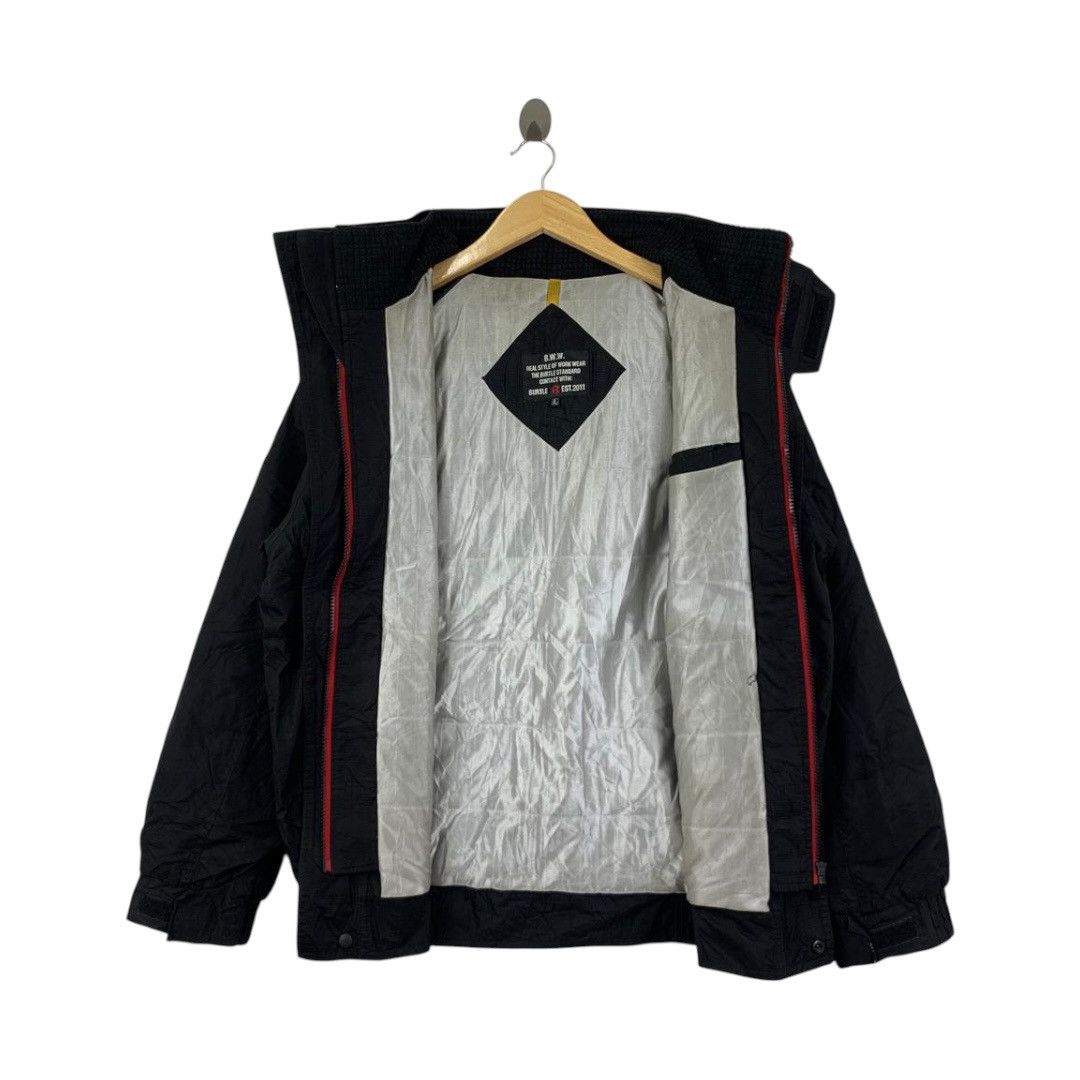 Vintage BURTLE Maruko Transport Co Ltd Japan Print Hooded Bomber Size US L / EU 52-54 / 3 - 6 Thumbnail