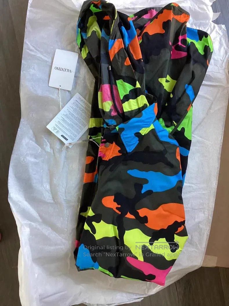 Valentino Valentino Camouflage hooded shirt Size US S / EU 44-46 / 1 - 3 Thumbnail