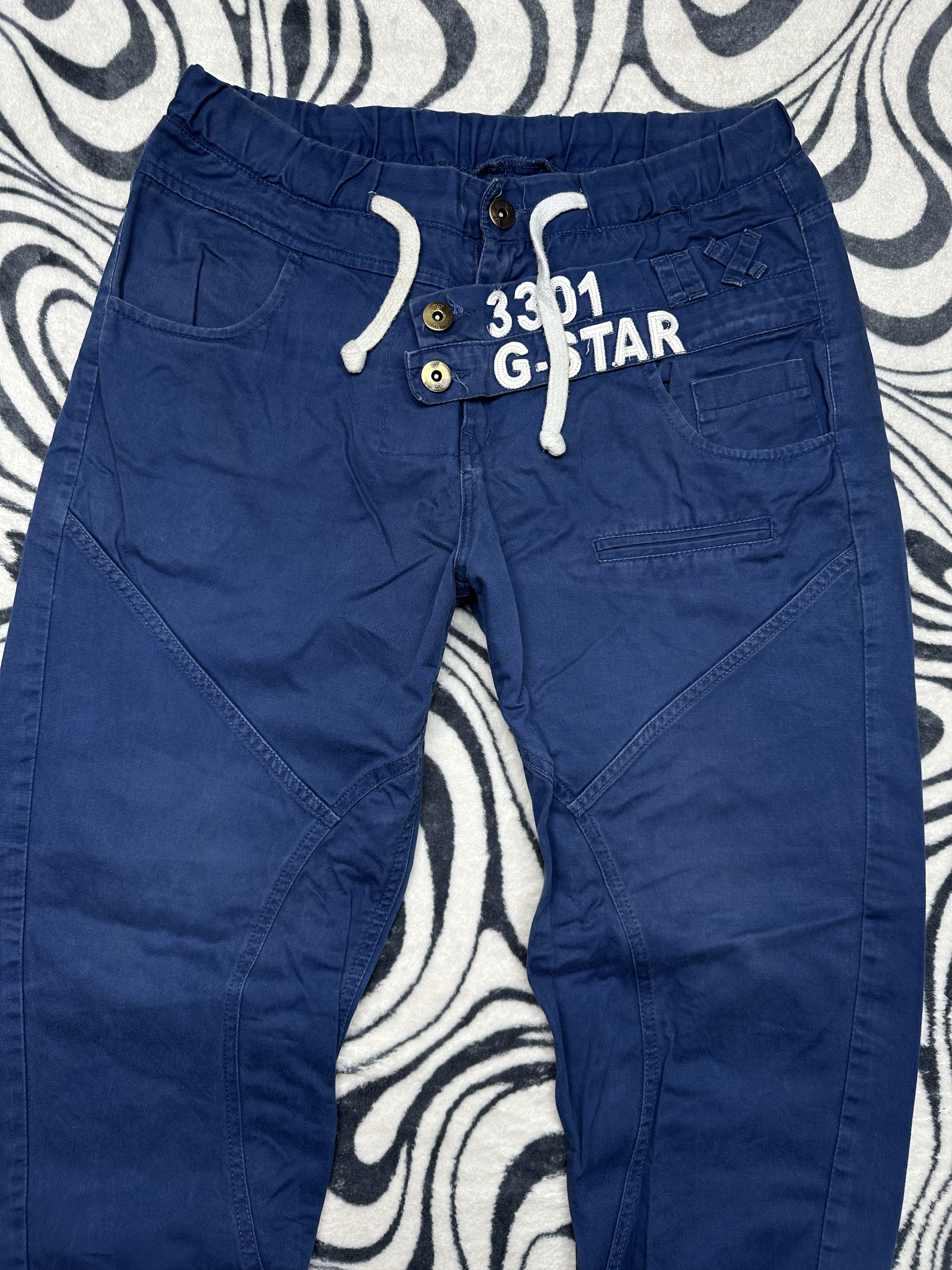 G-Star G Star Raw 3301 Mens Pants Jogger Denim Jeans Gstar Size US 34 / EU 50 - 2 Thumbnail
