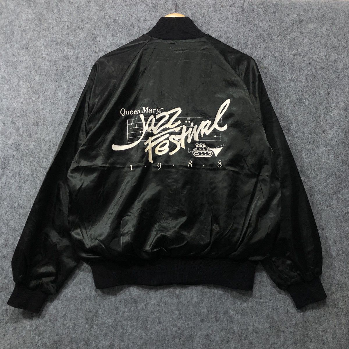 Vintage Vintage 80s Queen Mary Festival Jazz Varsity Jacket Size US L / EU 52-54 / 3 - 1 Thumbnail