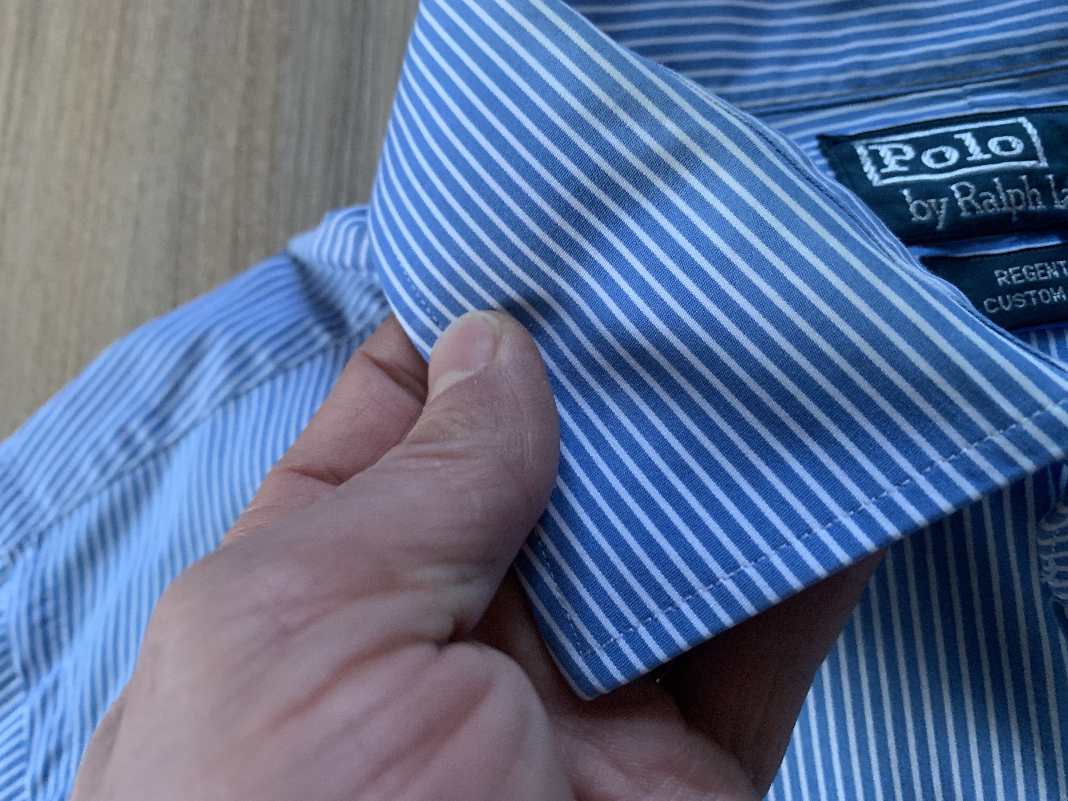 Polo Ralph Lauren Polo Ralph Lauren Custom Fit Long Sleeve Stripe Shirt Size US XXL / EU 58 / 5 - 10 Thumbnail