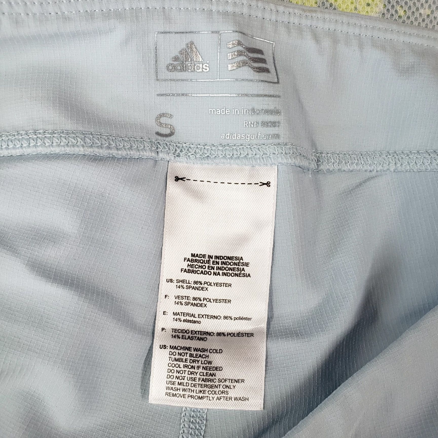 Adidas Adidas Skort Small Blue Green Pull On Pockets Womens Activewear Shorts Skirt Size ONE SIZE - 5 Thumbnail