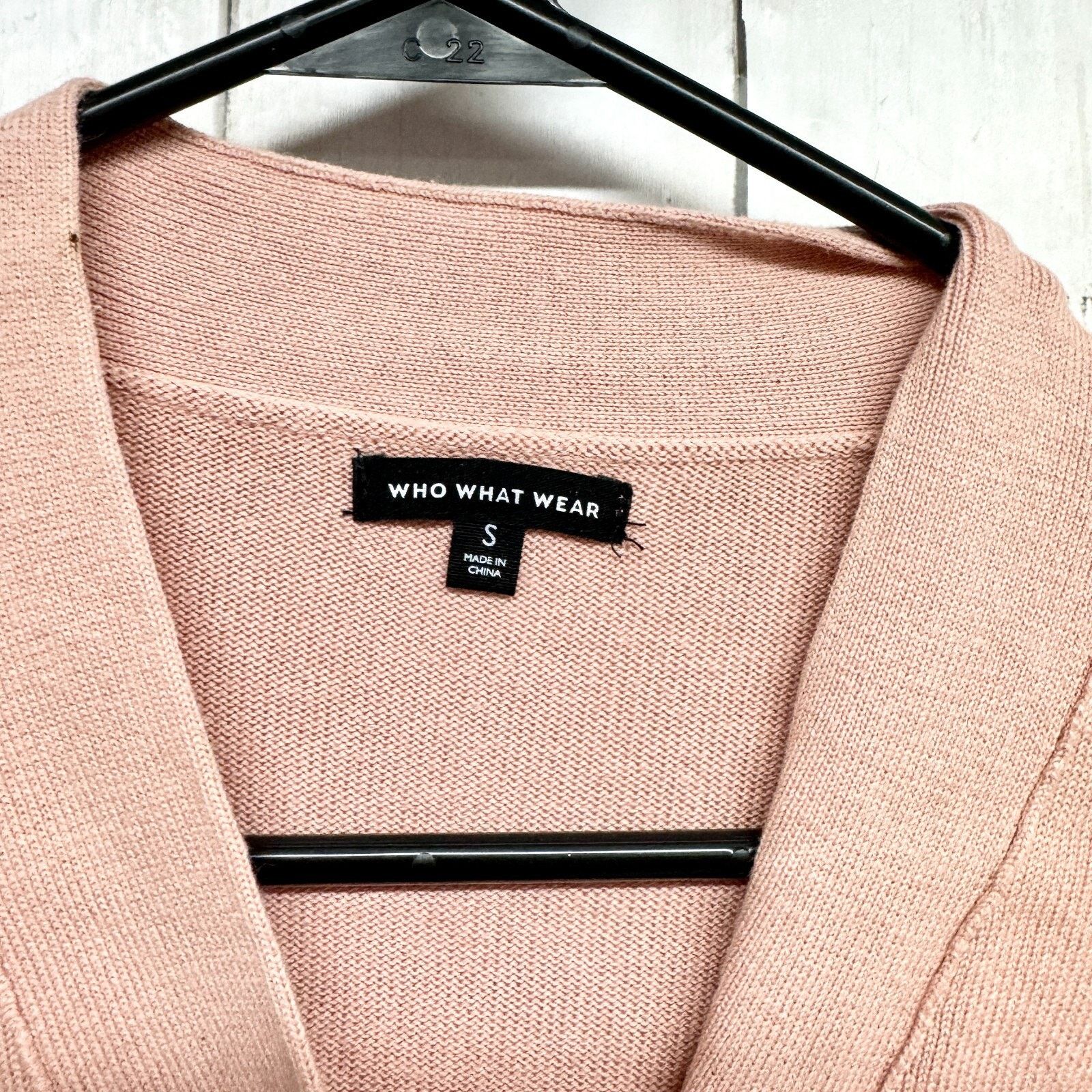 Other Who What Wear Sweater Size Small Button Down Cardigan Knit Size S / US 4 / IT 40 - 2 Thumbnail