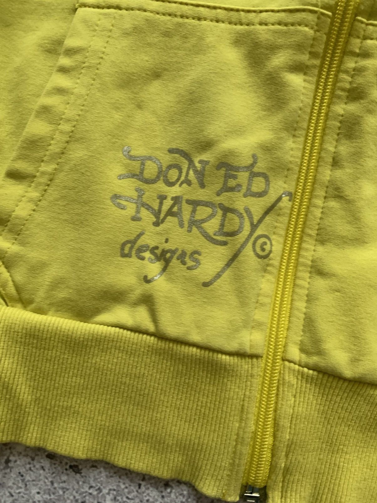 Ed Hardy 🔥ED HARDY Y2K ZIP UP HOODIE Size S / US 4 / IT 40 - 8 Thumbnail