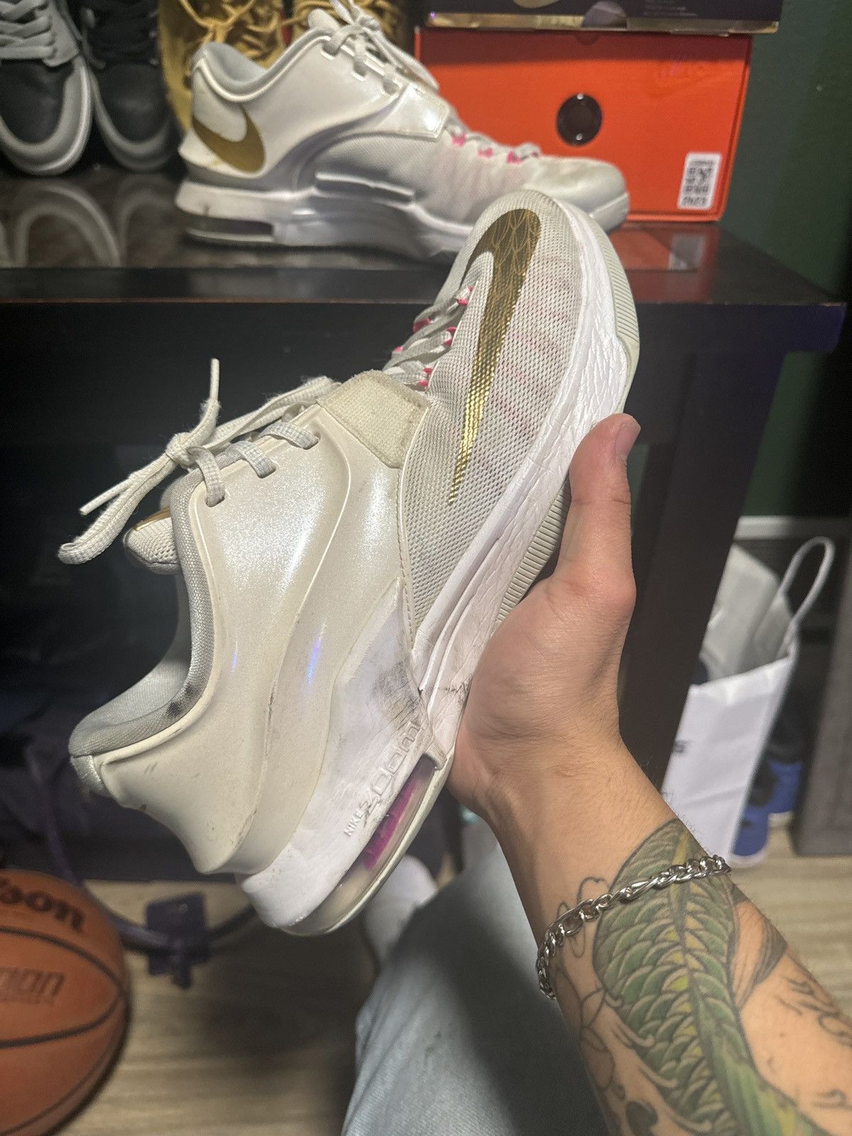 Nike 2014 Nike KD 7 ‘Aunt Pearl’ Size US 9.5 / EU 42-43 - 7 Thumbnail