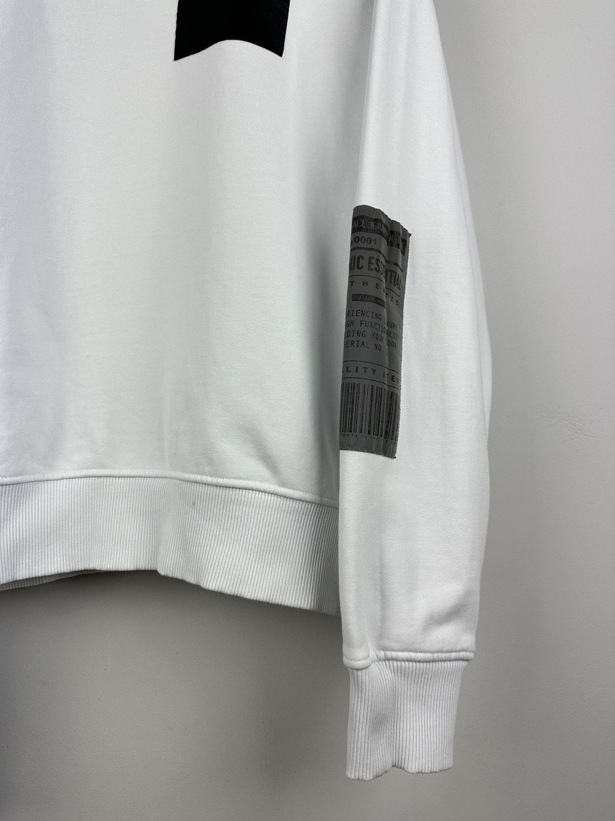 Versace × Versace Jeans Couture Versace Jeans Couture White Sweatshirt Reflective Logo Size US M / EU 48-50 / 2 - 4 Thumbnail