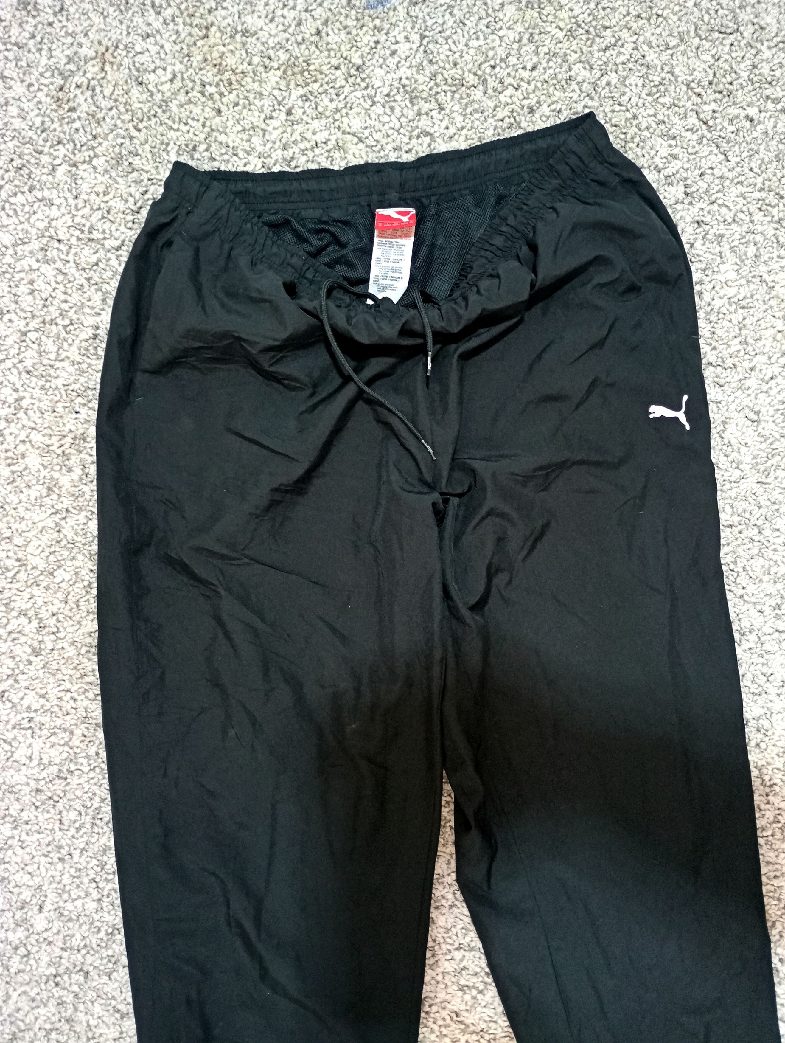 Puma × Vintage Puma Sweatpants Double Logo Vintage Y2K Nylon Drill Size US 35 - 3 Thumbnail