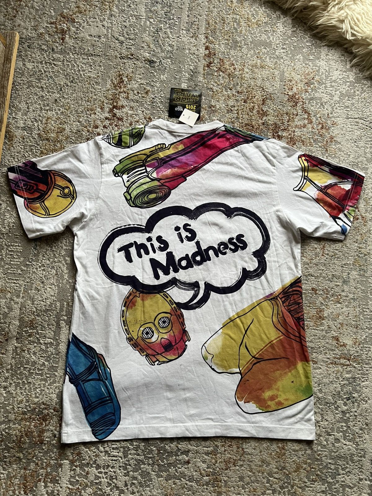 Uniqlo Rare NWT Uniqlo UTGP 2015 Star Wars NIGO Prize AOP Tee XL Size US XL / EU 56 / 4 - 7 Thumbnail