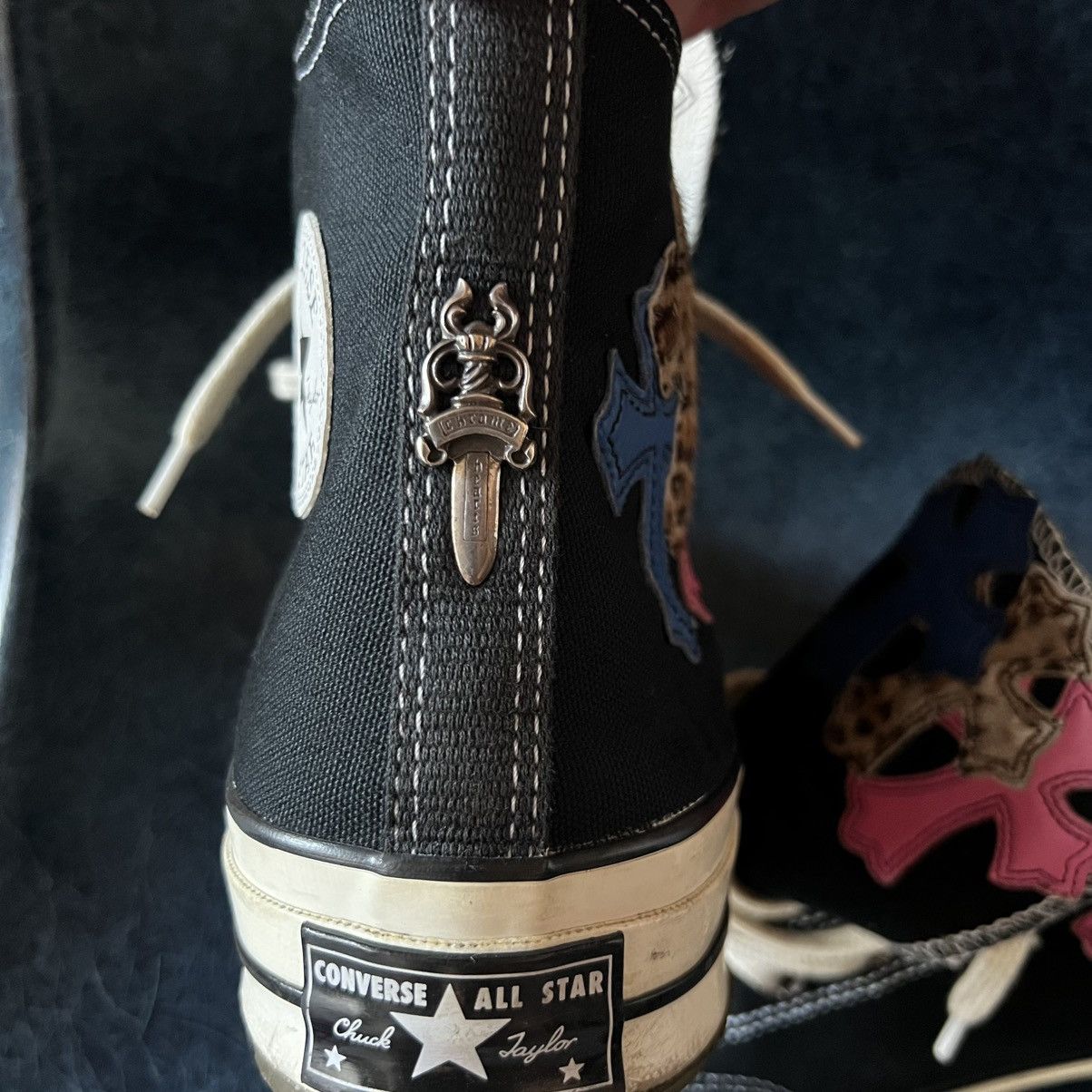 Chrome Hearts Chrome hearts Converse chuck 70 patch work 1 of 1 Size US 9.5 / EU 42-43 - 6 Thumbnail