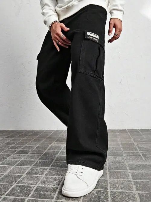 Jean Cargo Jeans Denim Loose fit Size US 34 / EU 50 - 4 Thumbnail