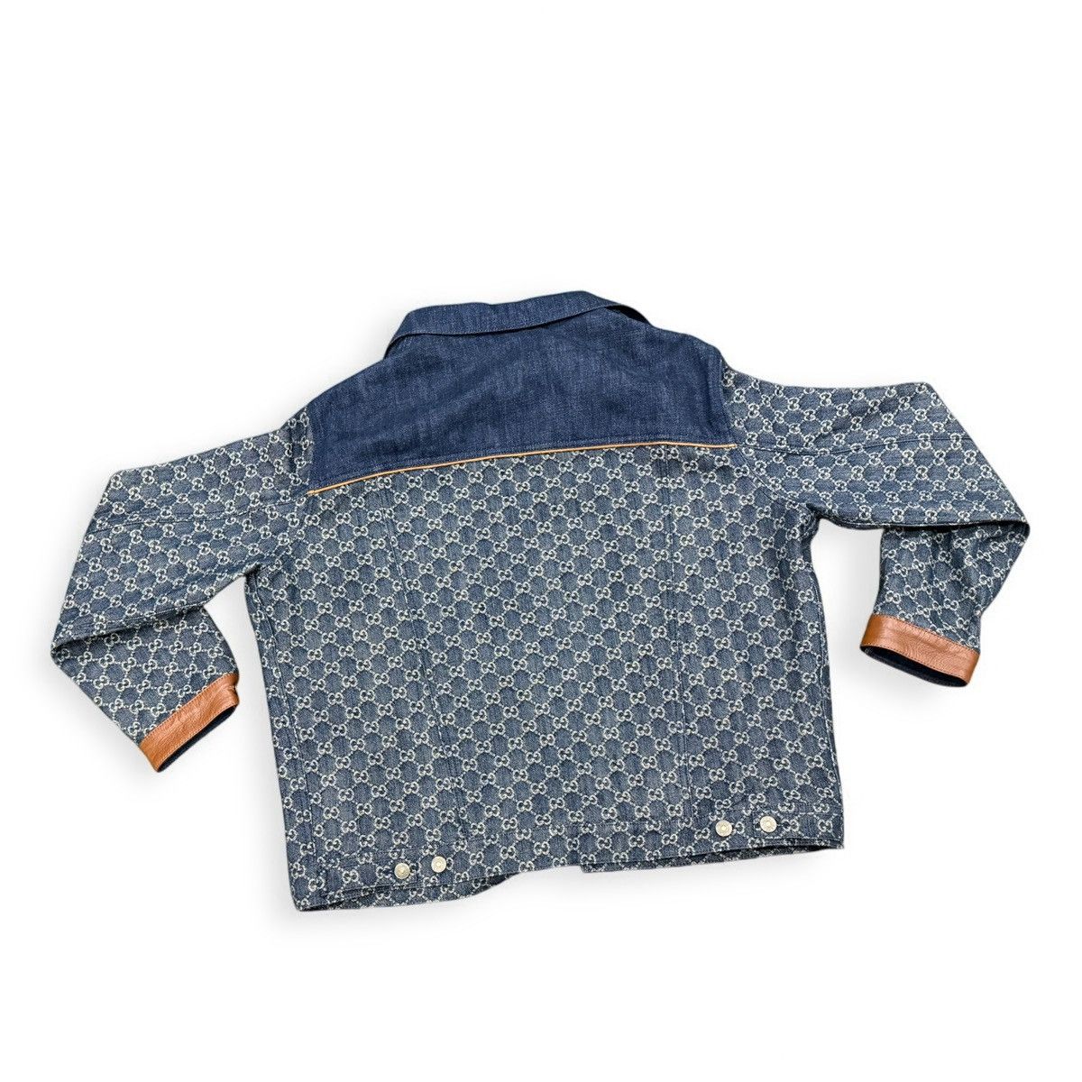 Gucci Brand New Gucci Denim full print jacket Size US M / EU 48-50 / 2 - 11 Thumbnail