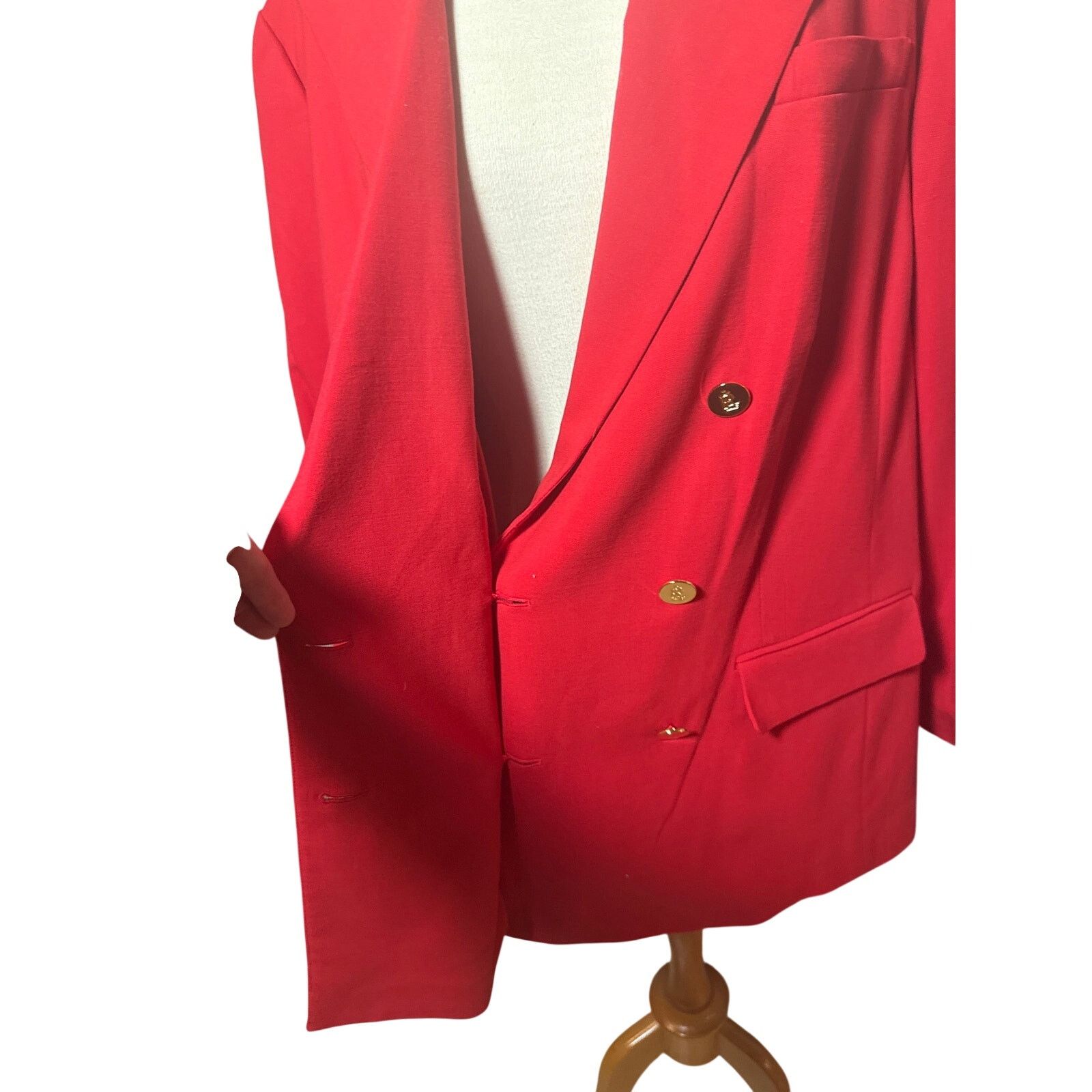 Ralph Lauren Ralph Lauren red blazer and signature gold buttons Size ONE SIZE - 6 Thumbnail