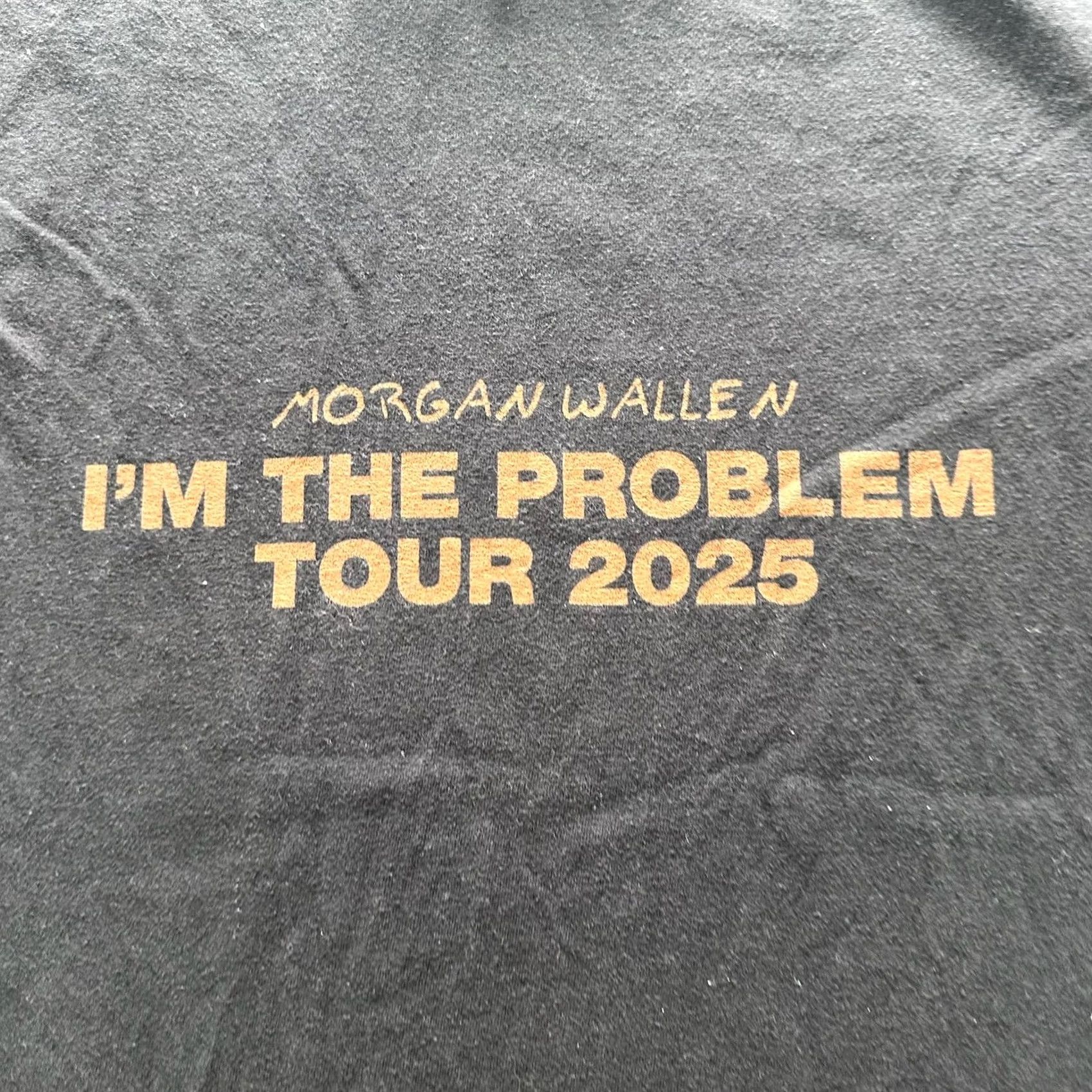 Comfort Colors Morgan Wallen I'M The Problem Tour 2025 Comfort Colors Shirt Mens S Black Size US S / EU 44-46 / 1 - 2 Thumbnail