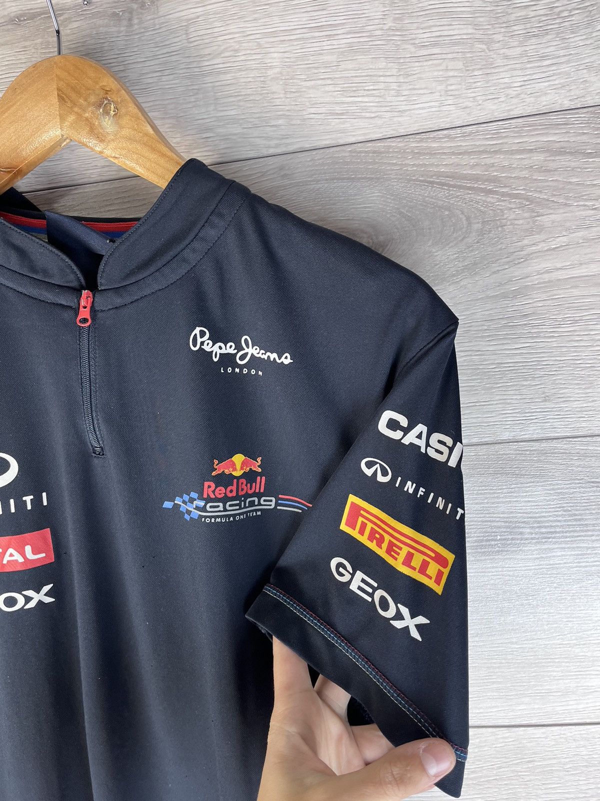 Red Bull Pepe Jeans Red Bull Racing Jersey Infiniti Formula One Navy Size US L / EU 52-54 / 3 - 10 Thumbnail