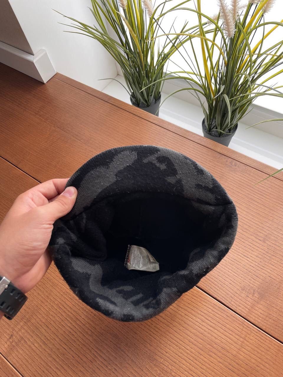 Nike × Vintage Vintage Nike Air Max Y2K Swoosh Drill Big Logo Hat Beanie Size ONE SIZE - 10 Thumbnail