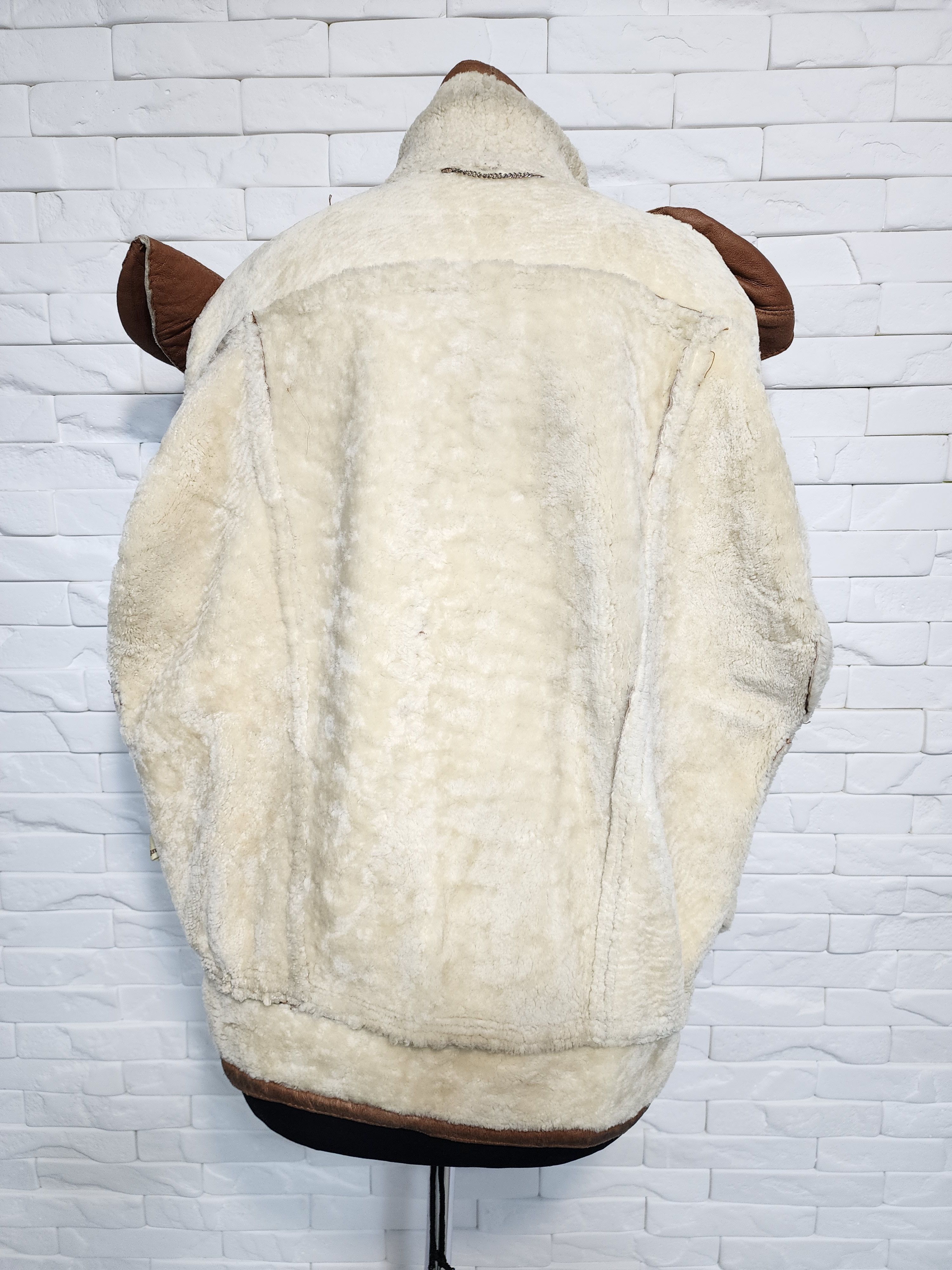 Uniqlo Brown Women's Sheepskin Jacket: Size M / US 6-8 / IT 42-44 - 7 Thumbnail
