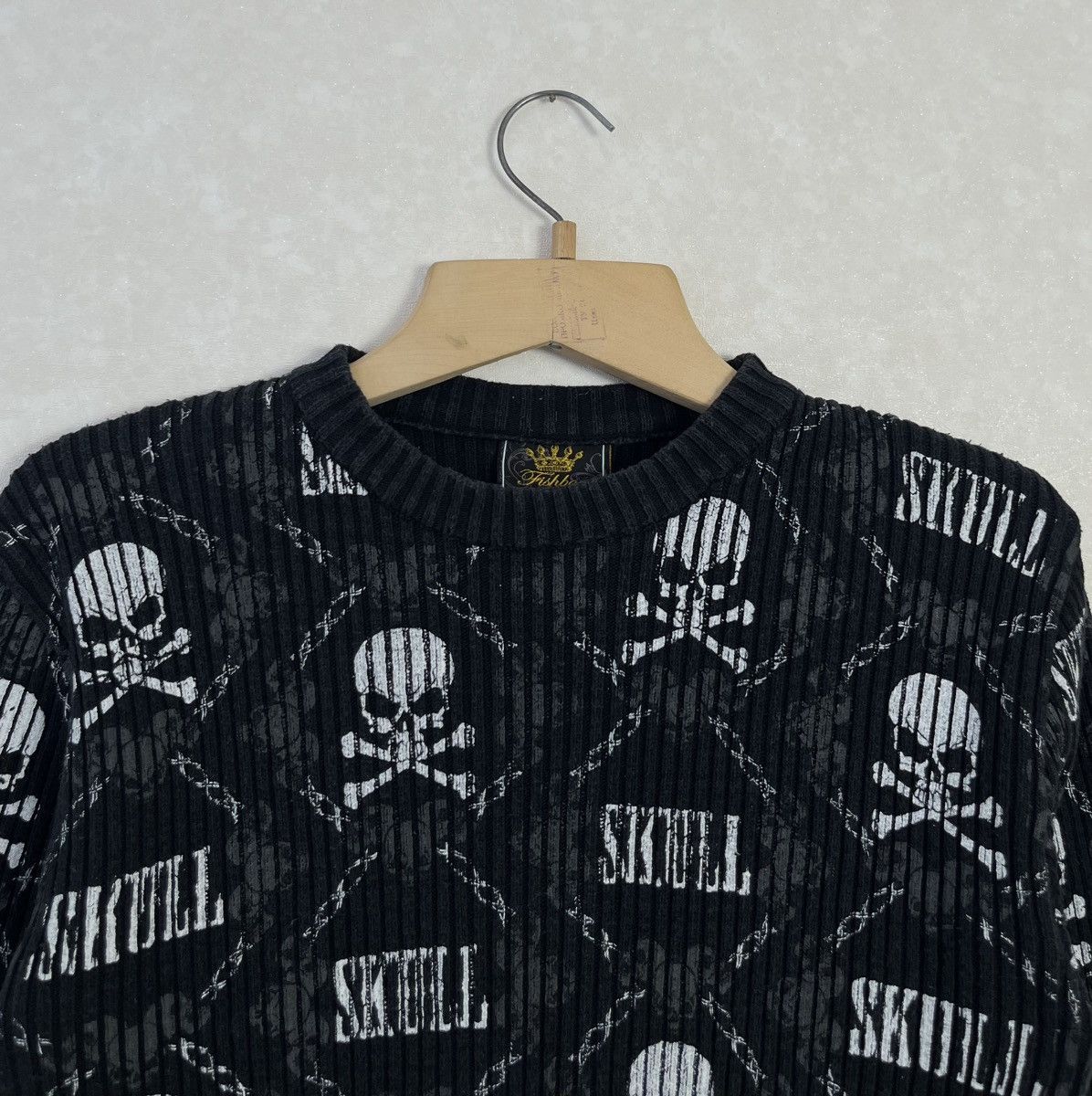 Hysteric Glamour × Undercover Japan Diesel Style Knit Rib Printed Sweater Y2K Size US L / EU 52-54 / 3 - 2 Thumbnail