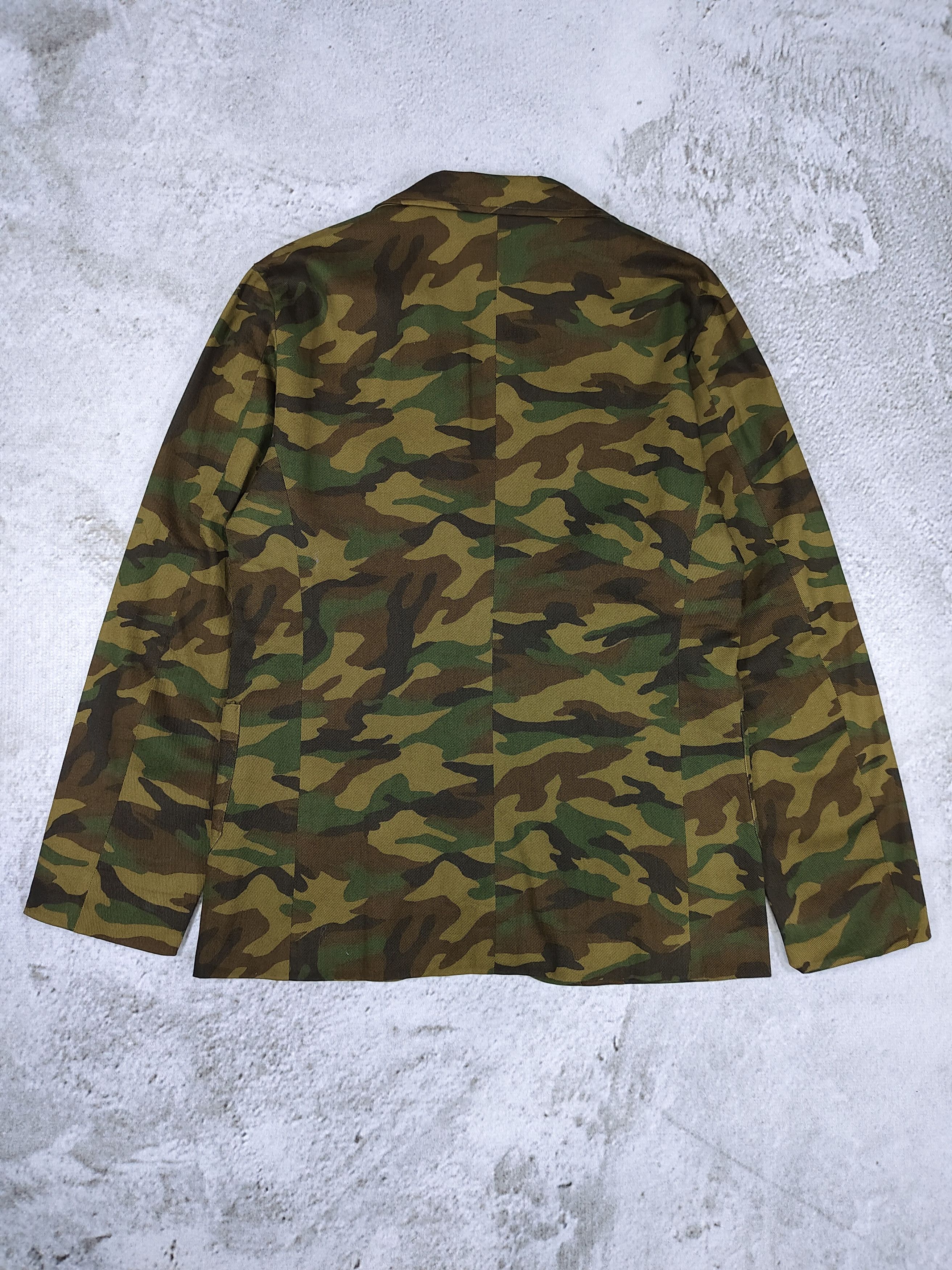 Japanese Brand and STADY- Streetwear Woodland Camouflage Blazer Jacket Size US M / EU 48-50 / 2 - 5 Thumbnail
