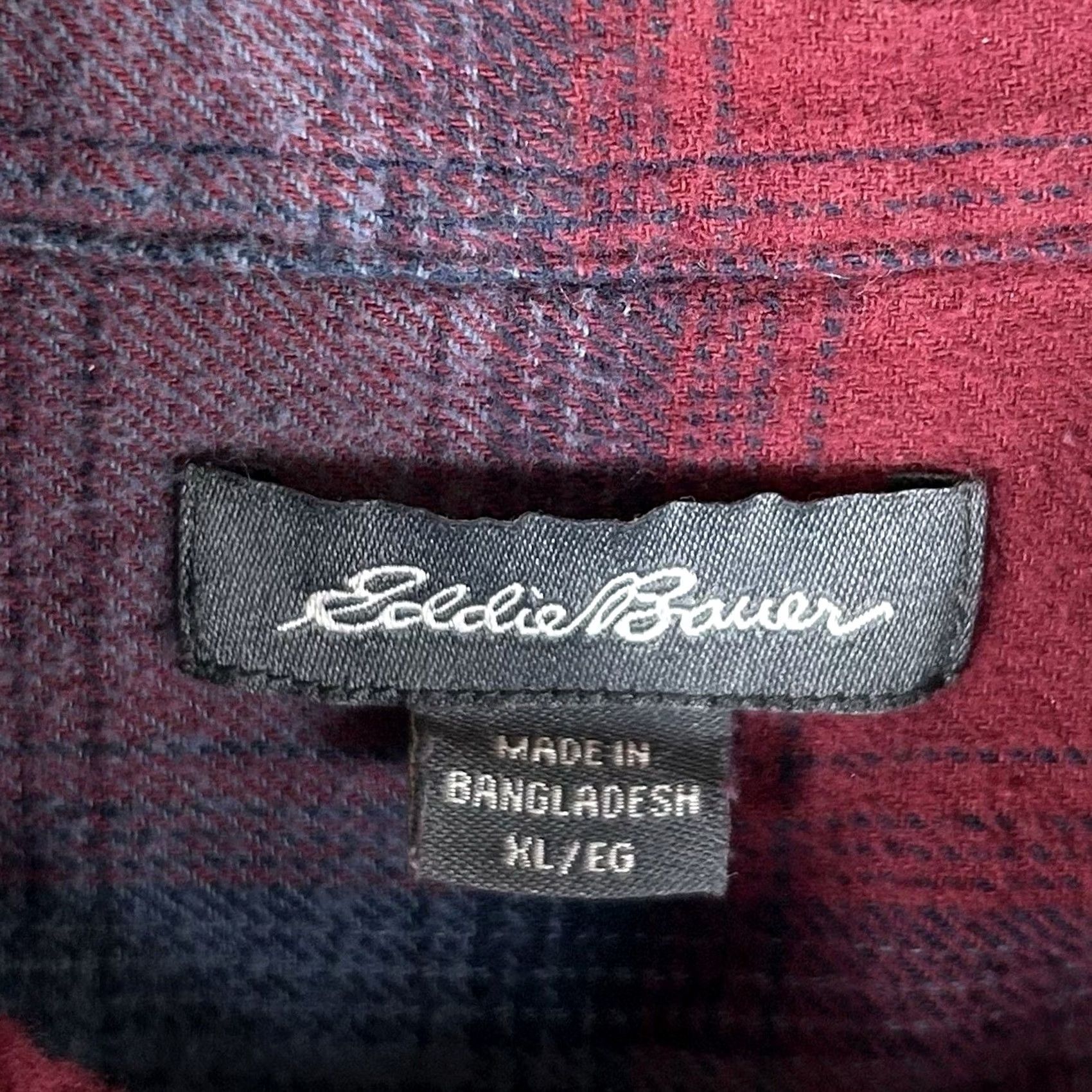 Eddie Bauer Eddie Bauer Button-Up Plaid Flannel Shirt Mens XL Long Sleeve Classic Preppy Top Size US XL / EU 56 / 4 - 3 Thumbnail