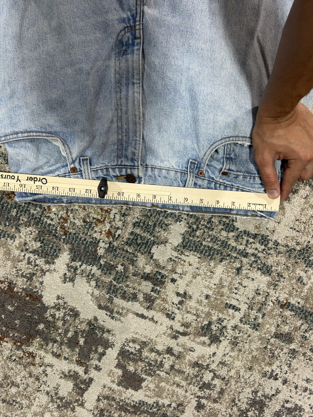 Levi's Vintage Made in USA Levi’s 505 Light Washed Distressed Denim Size US 32 / EU 48 - 8 Thumbnail