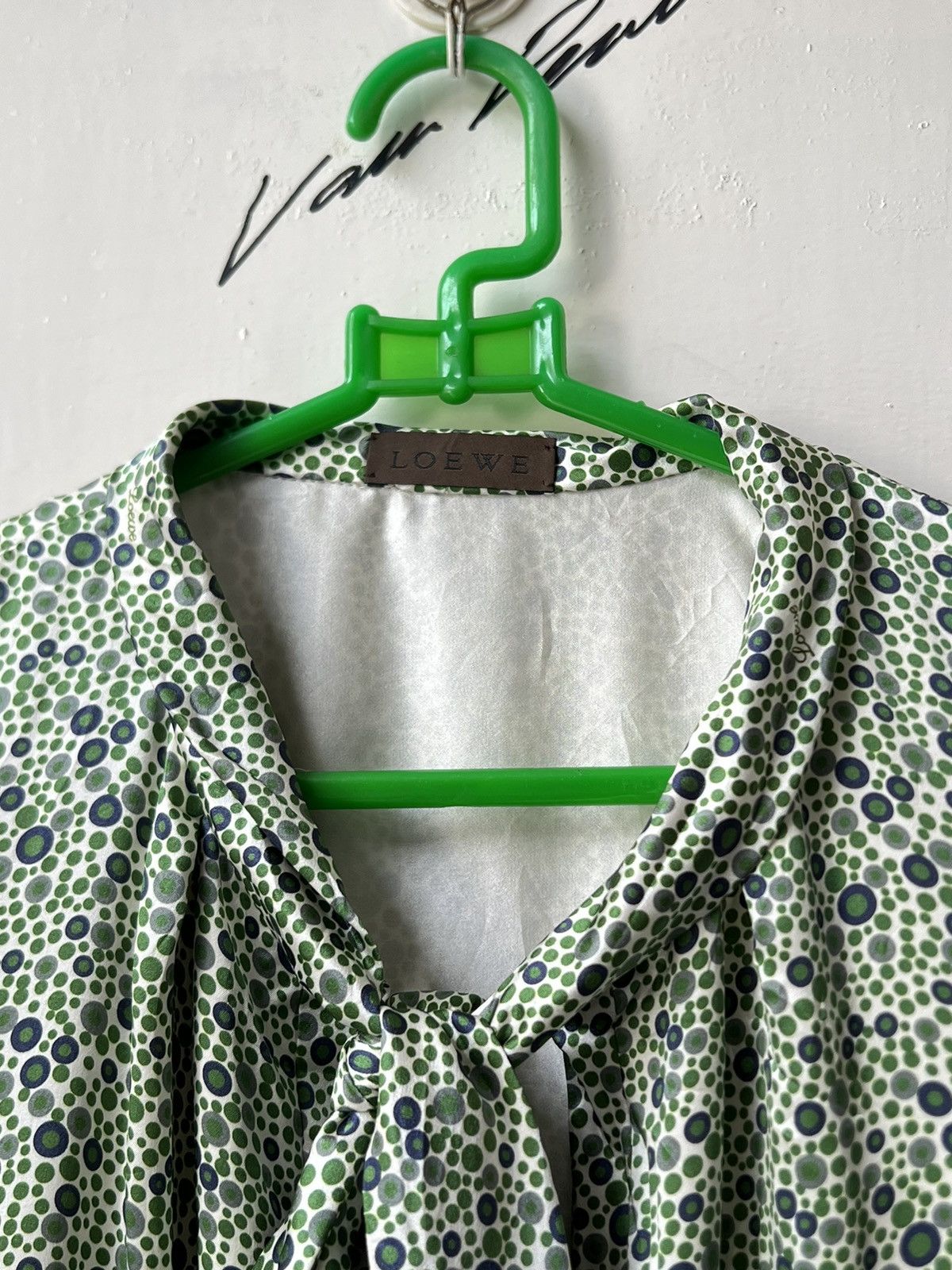 Loewe LOEWE Green Motive Dress Size S / US 4 / IT 40 - 18 Thumbnail