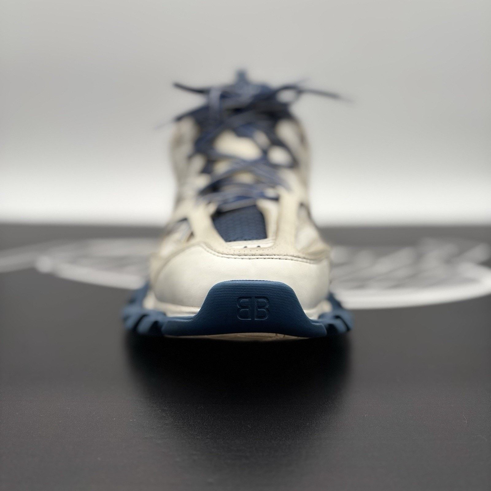 Balenciaga Balenciaga Track ' White, Navy ' | GOOD CONDITION! Size US 11 / EU 44 - 6 Thumbnail