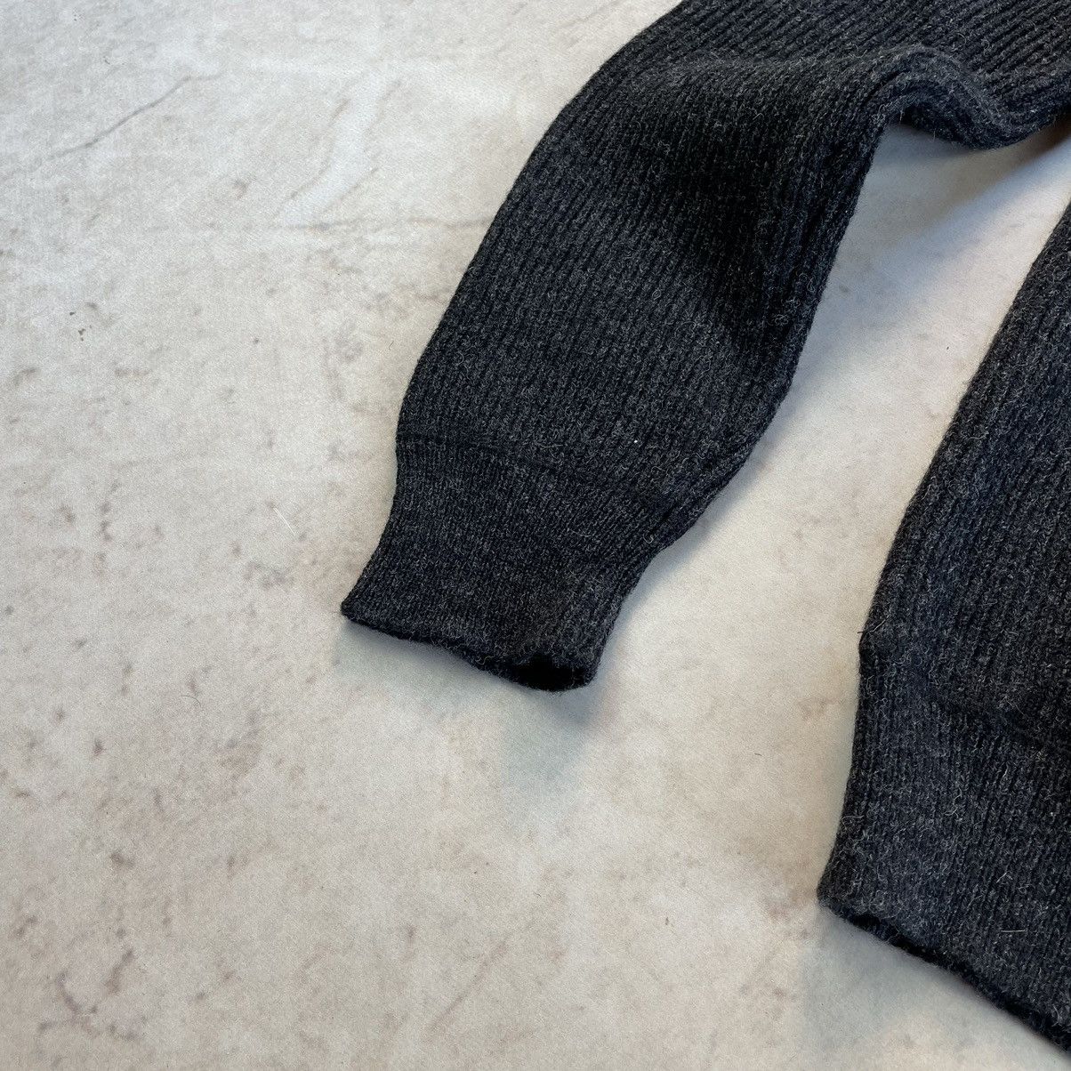 Designer Luis Trenker Hiking Ski Black Patch Logos Wool Sweater Size US L / EU 52-54 / 3 - 6 Thumbnail