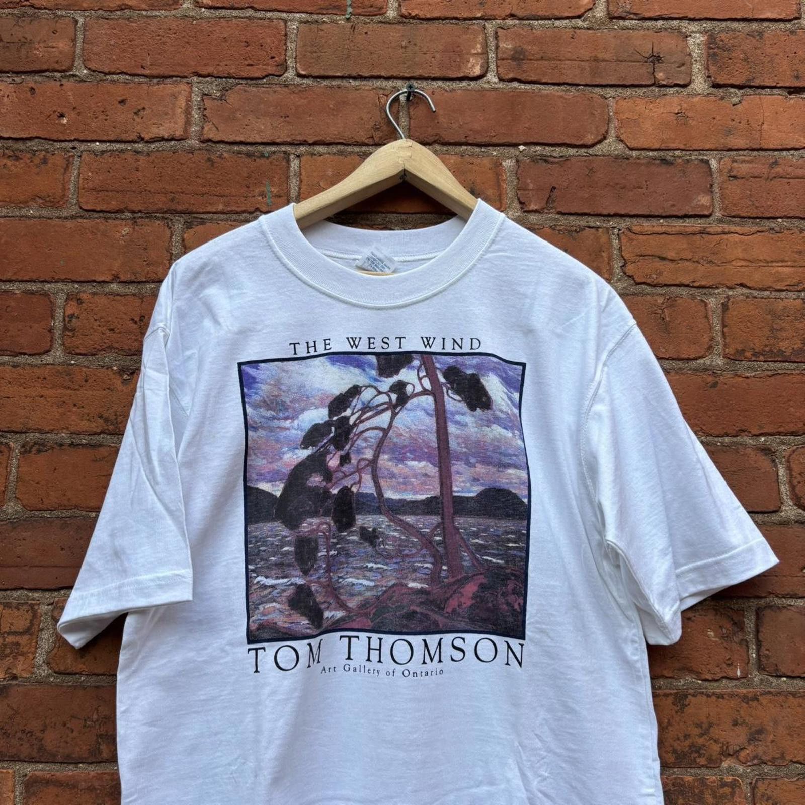 Other Vintage Tom Thompson the west wind AGO t shirt 90s/00s Size US L / EU 52-54 / 3 - 2 Thumbnail