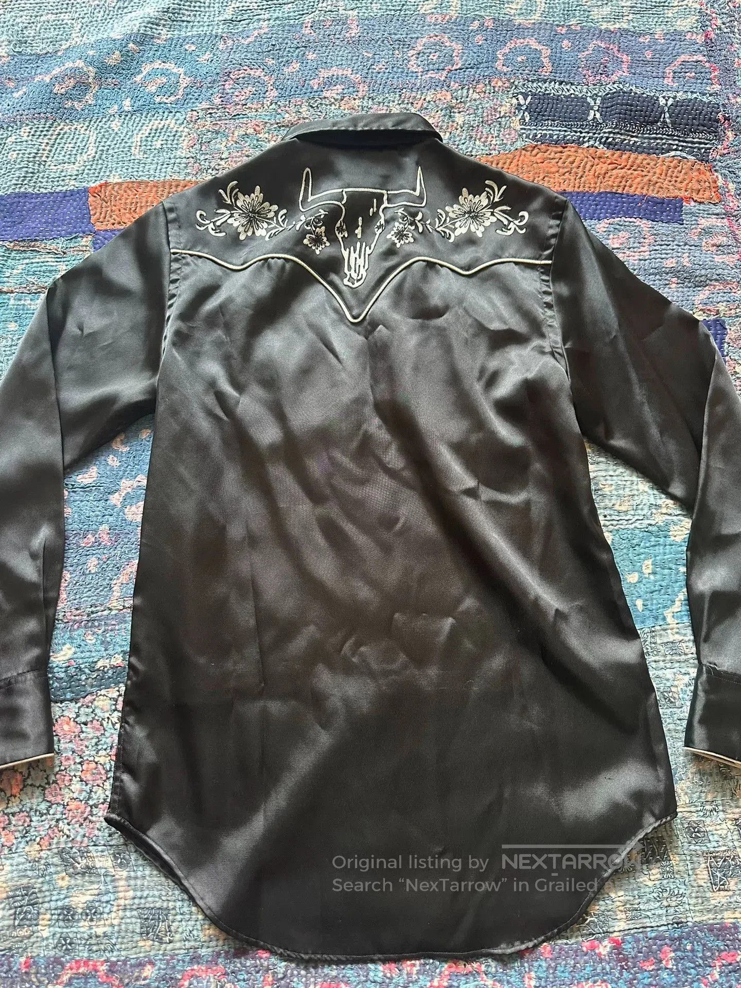 RRL Ralph Lauren RRL Bull Head Embroidery Western Shirt. Size US S / EU 44-46 / 1 - 2 Thumbnail