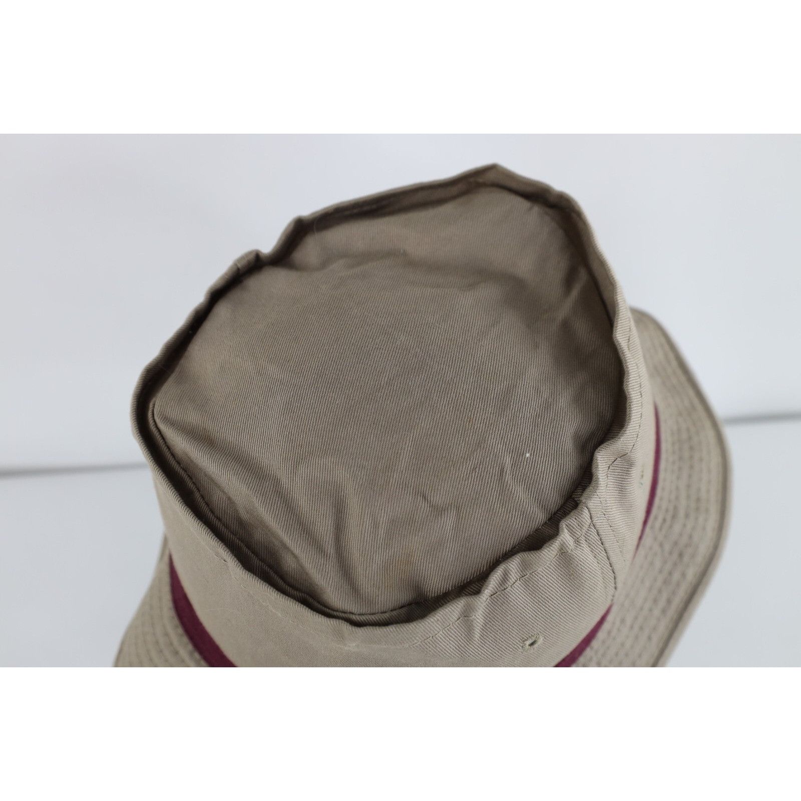 Vintage Vintage 80s 90s Streetwear Striped Roll Top Golf Bucket Hat Size ONE SIZE - 6 Thumbnail