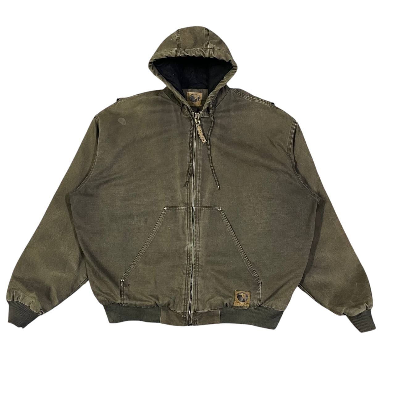 Carhartt Vintage Berne Duck Canvas Active Jacket Sunfaded Size US XXL / EU 58 / 5 - 1 Thumbnail