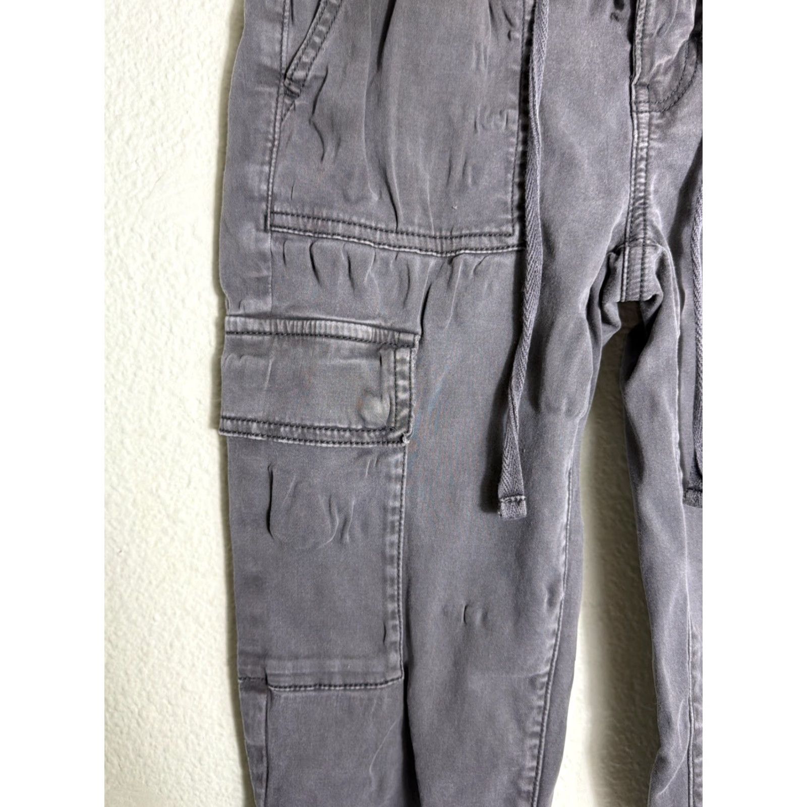 American Eagle Outfitters American Eagle Super Stretch Women’s Jeggings 2 Hi Rise Cargo Gray Flaws 26x28 Size 26" / US 2 / IT 38 - 5 Thumbnail