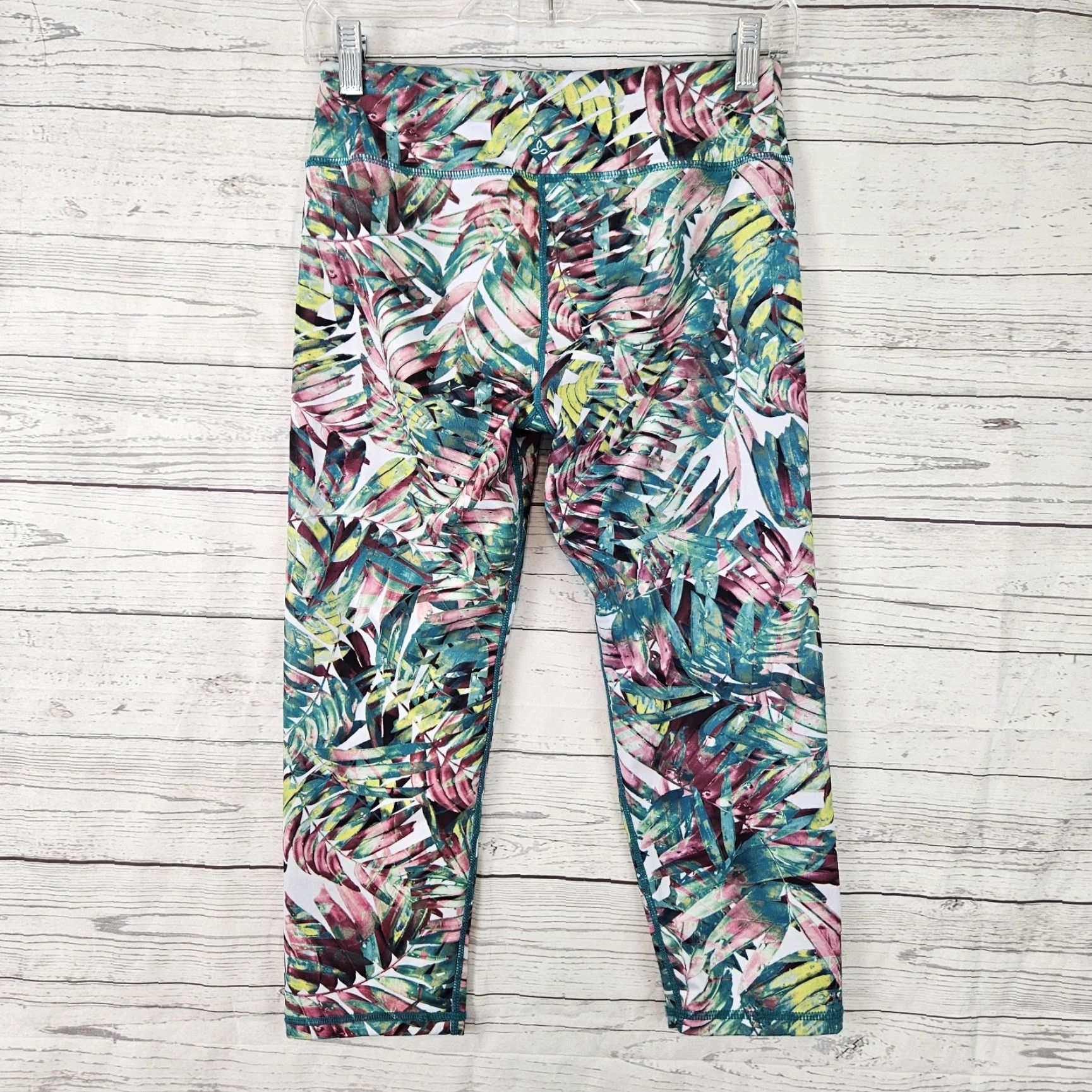 Prana Prana Womens Roxanne Capri Leggings Sz Medium Palm Print Mid Rise Size 32" / US 10 / IT 46 - 3 Thumbnail