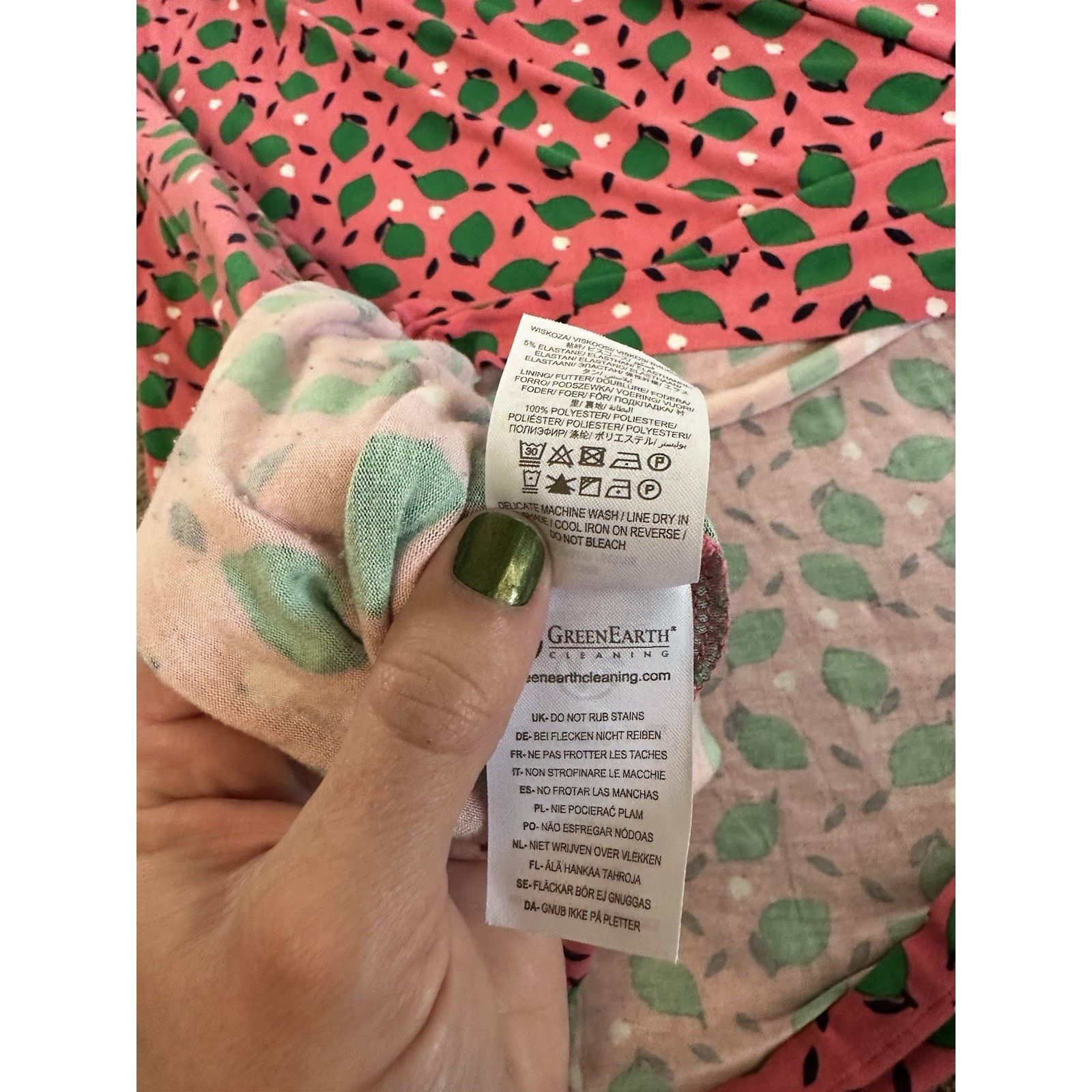 Boden Boden Effie Lime Dress Women's 20/22R Sleeveless V-Neck Size 3XL / US 20-22 - 9 Thumbnail