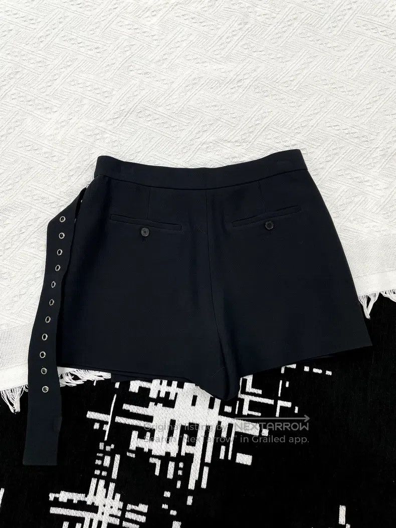 Dior Dior Black belt tie skirt pants Size 25" / US 0 / IT 36 - 4 Thumbnail