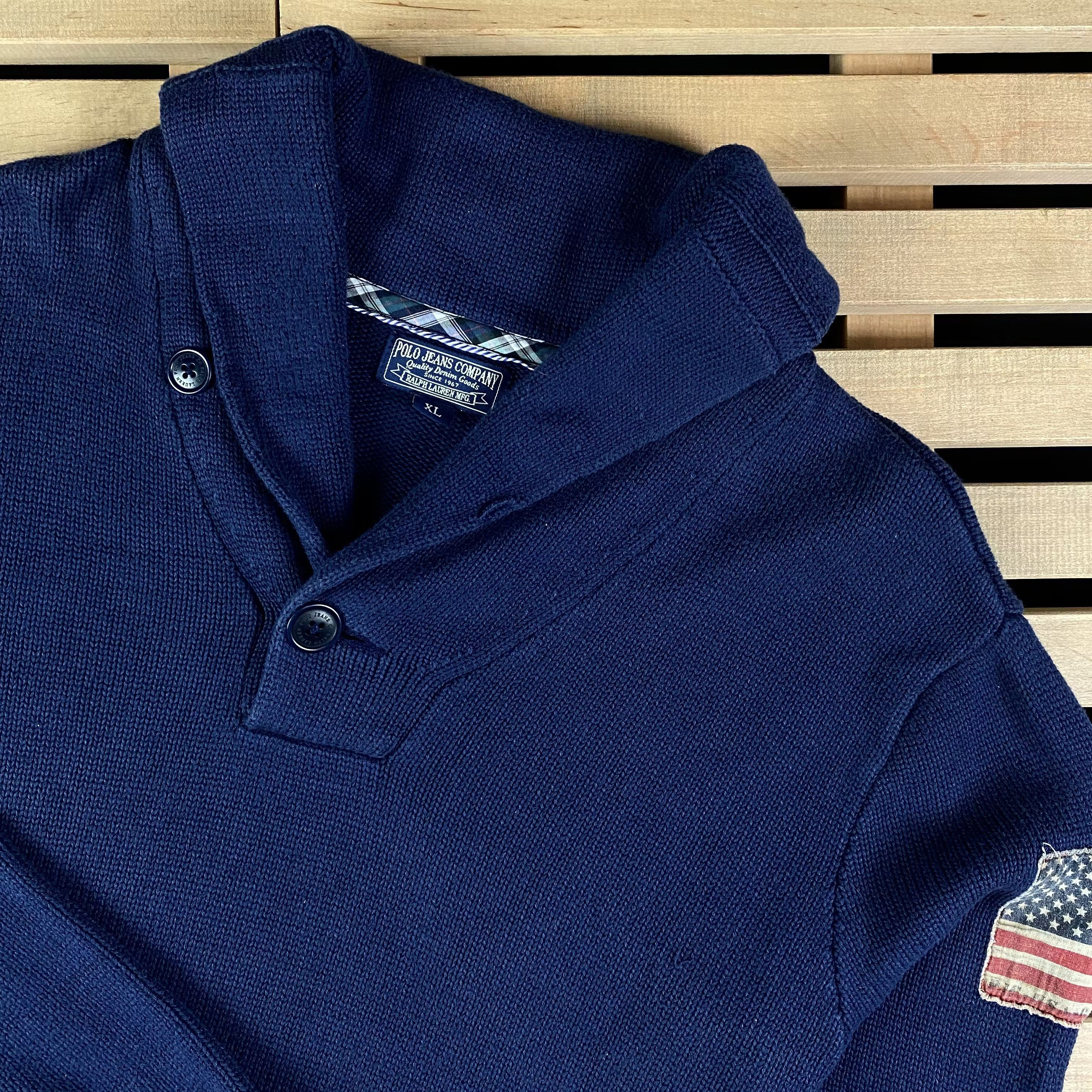 Polo Ralph Lauren × Ralph Lauren × Vintage Mens Jumper Polo Jeans Company Ralph Lauren Vintage Size XL Size US XL / EU 56 / 4 - 2 Thumbnail